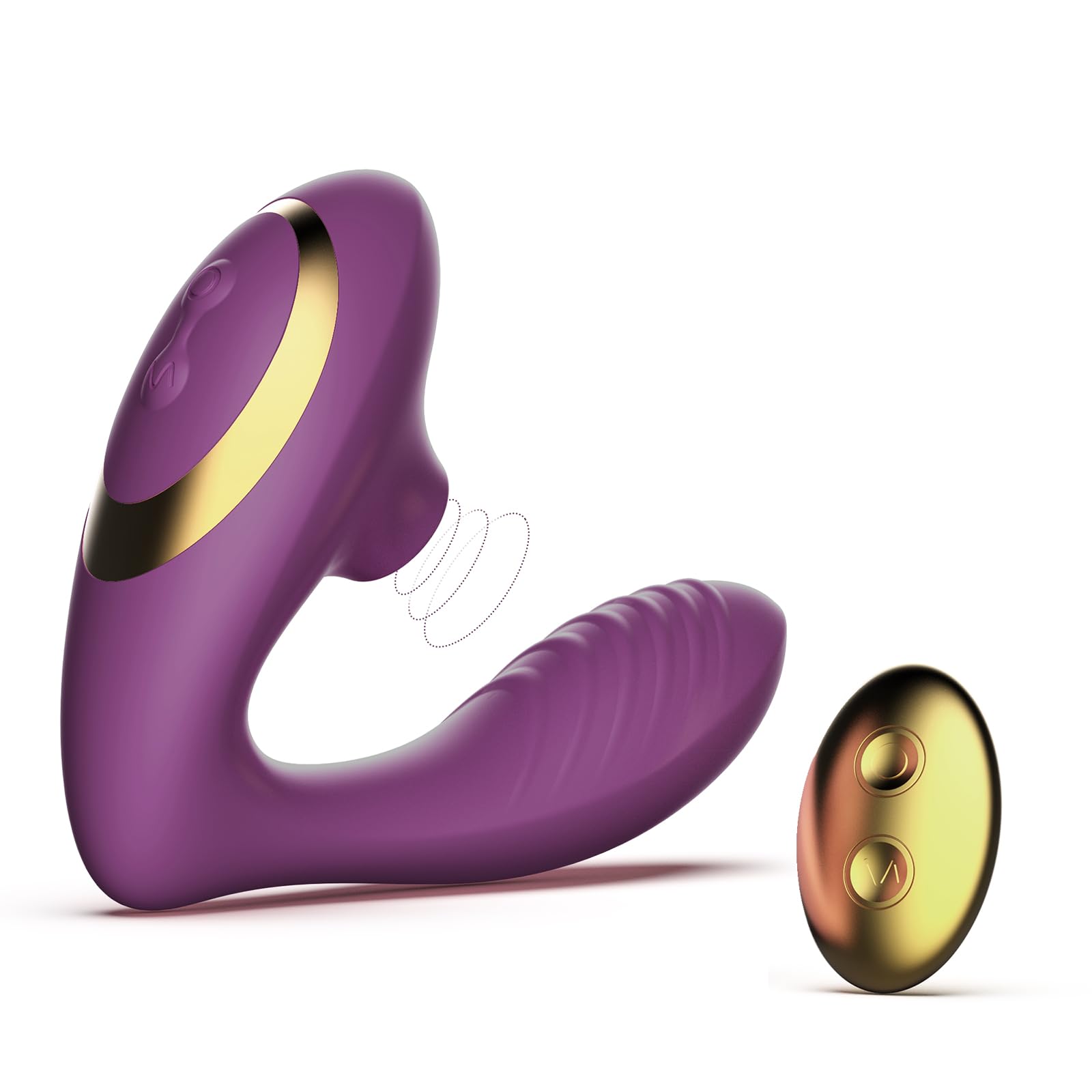 Premium Women's Sex Toys - Rechargeable Clit Sucking Vibrator with Remote Control, 10 Suction & 10 Vibration Modes - Wearable G-Spot Stimulator for Solo Play & Couples Pleasure - Perfect for Bedroom Fun, Anniversary Gifts & Spicing Up Relationships