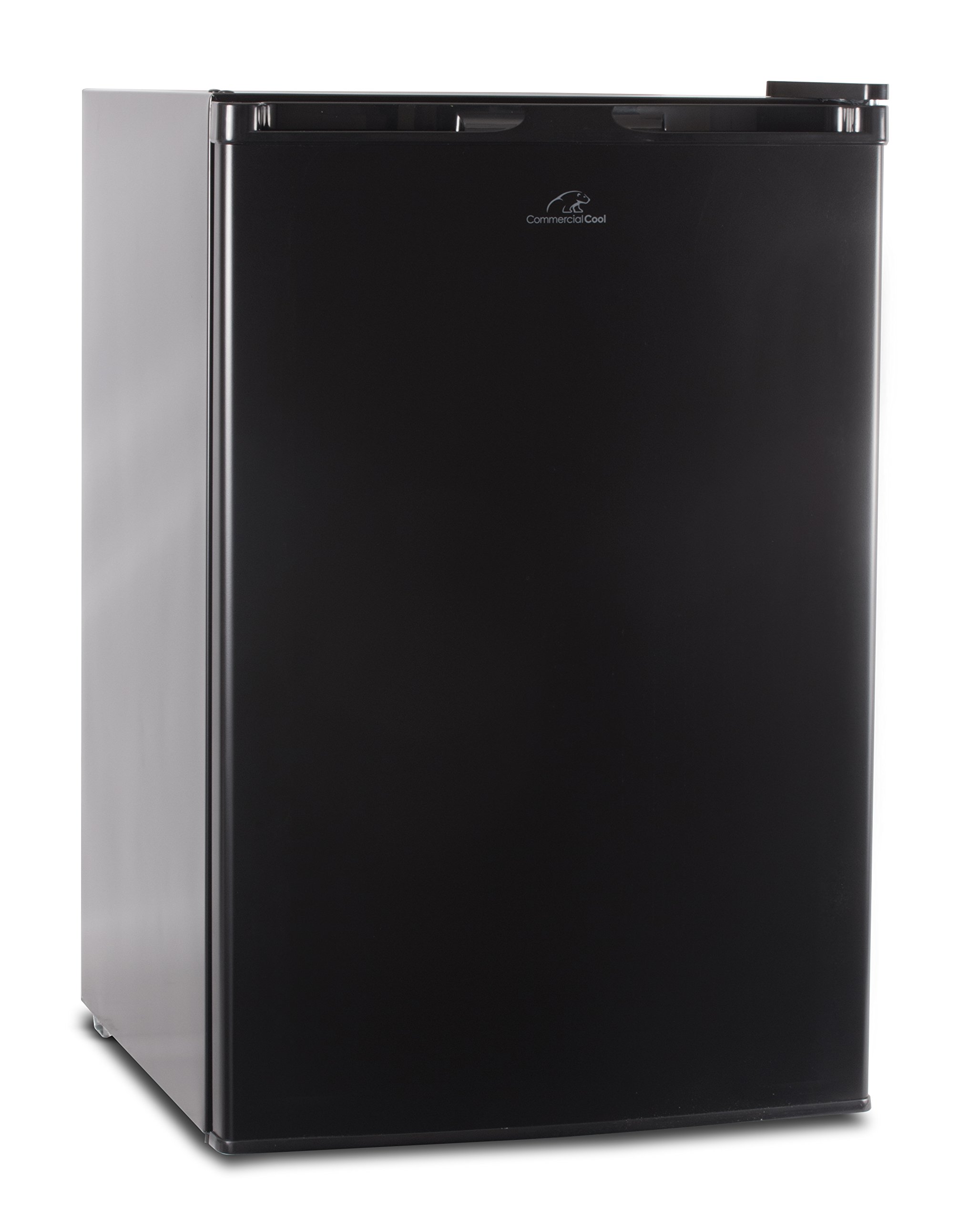 Commercial Cool CCR45B 4.5 Cu. Ft. Compact Single Door Refrigerator with Freezer - Energy Efficient Mini Fridge for Home, Office, Dorm, or Garage - Black