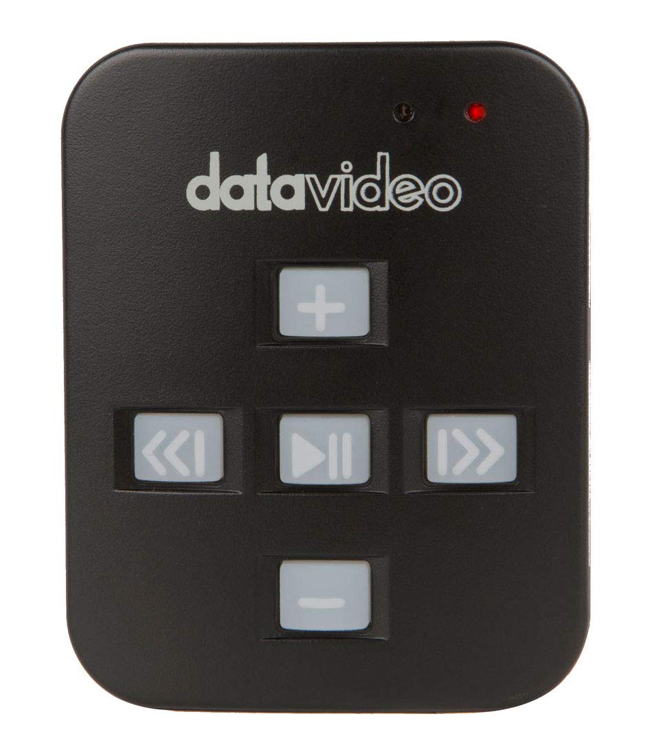 Datavideo WR-500 Bluetooth Teleprompter Remote Control - Compatible with TP-100, TP-300, TP-500, TP-600 Prompter Rigs - Perfect for Video Production, Live Streaming & Professional Presentations