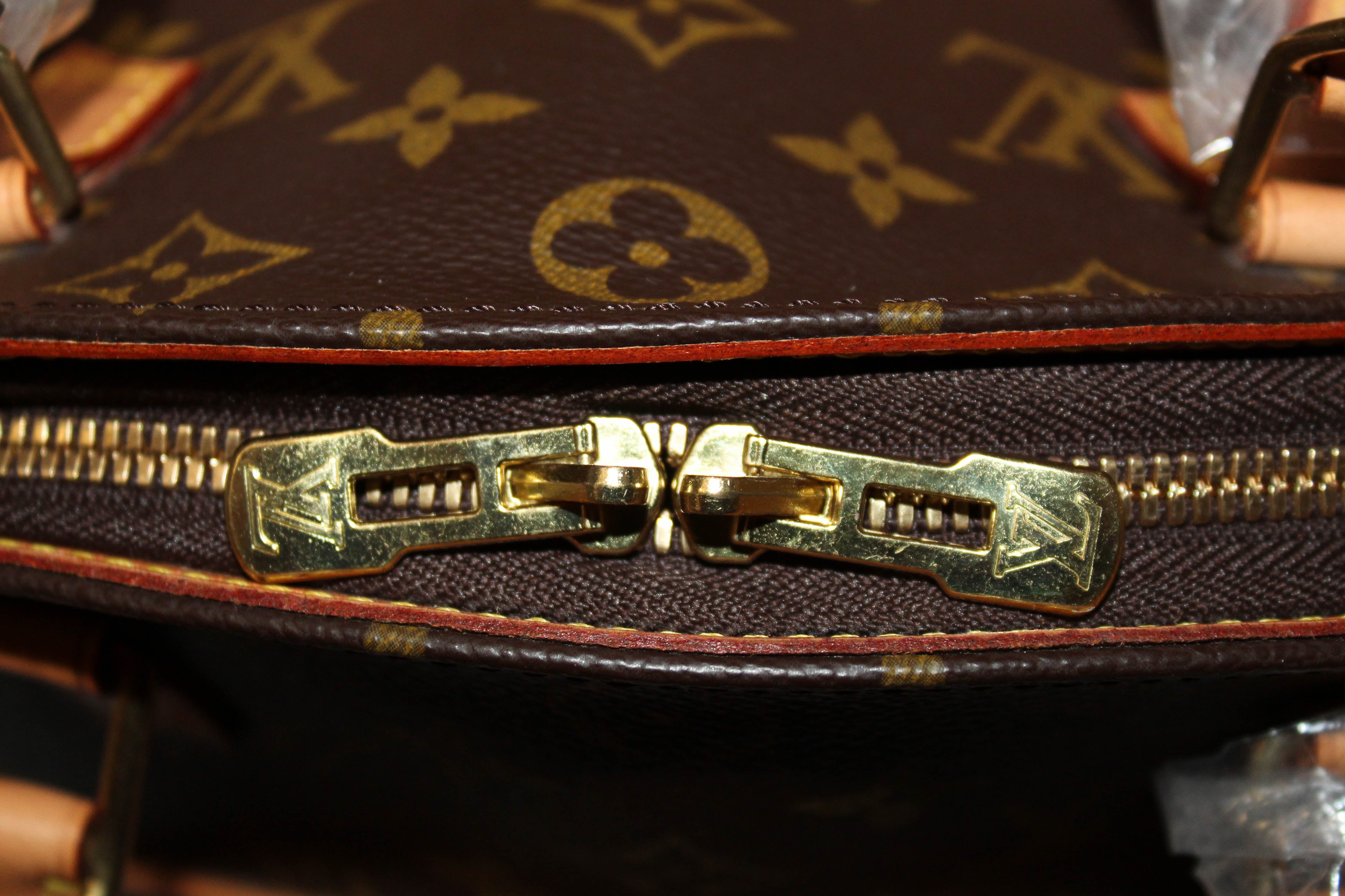 Authentic Louis Vuitton Classic Monogram Ellipse MM Handbag for Women - Luxury Designer Tote Bag with Leather Trim - Perfect for Work, Travel & Everyday Use
