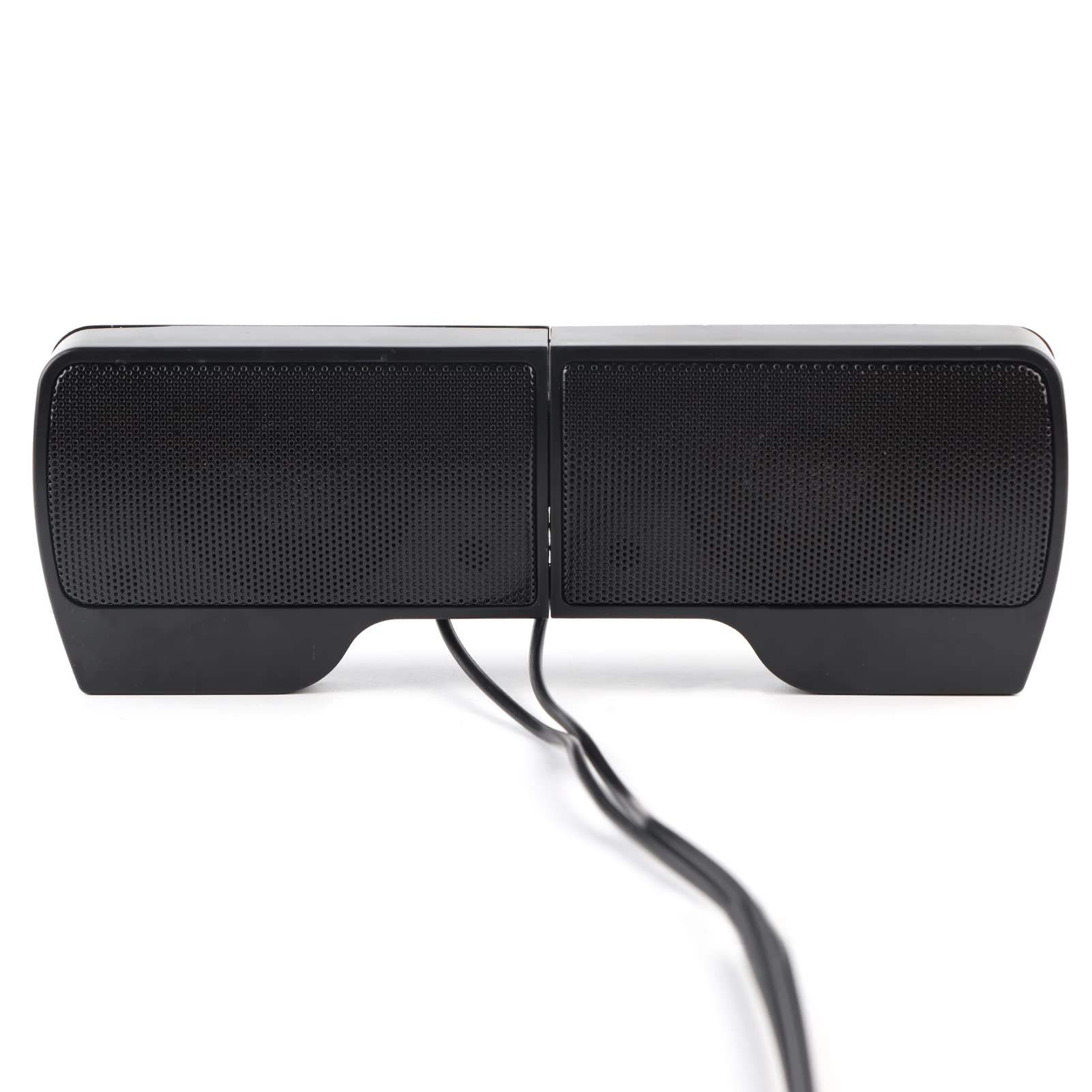 BROLEO Portable Laptop Soundbar - Mini Speaker with Volume Adjustment, Clip-On Desktop PC Accessories for Enhanced Audio in Home Office, Gaming, and Online Meetings