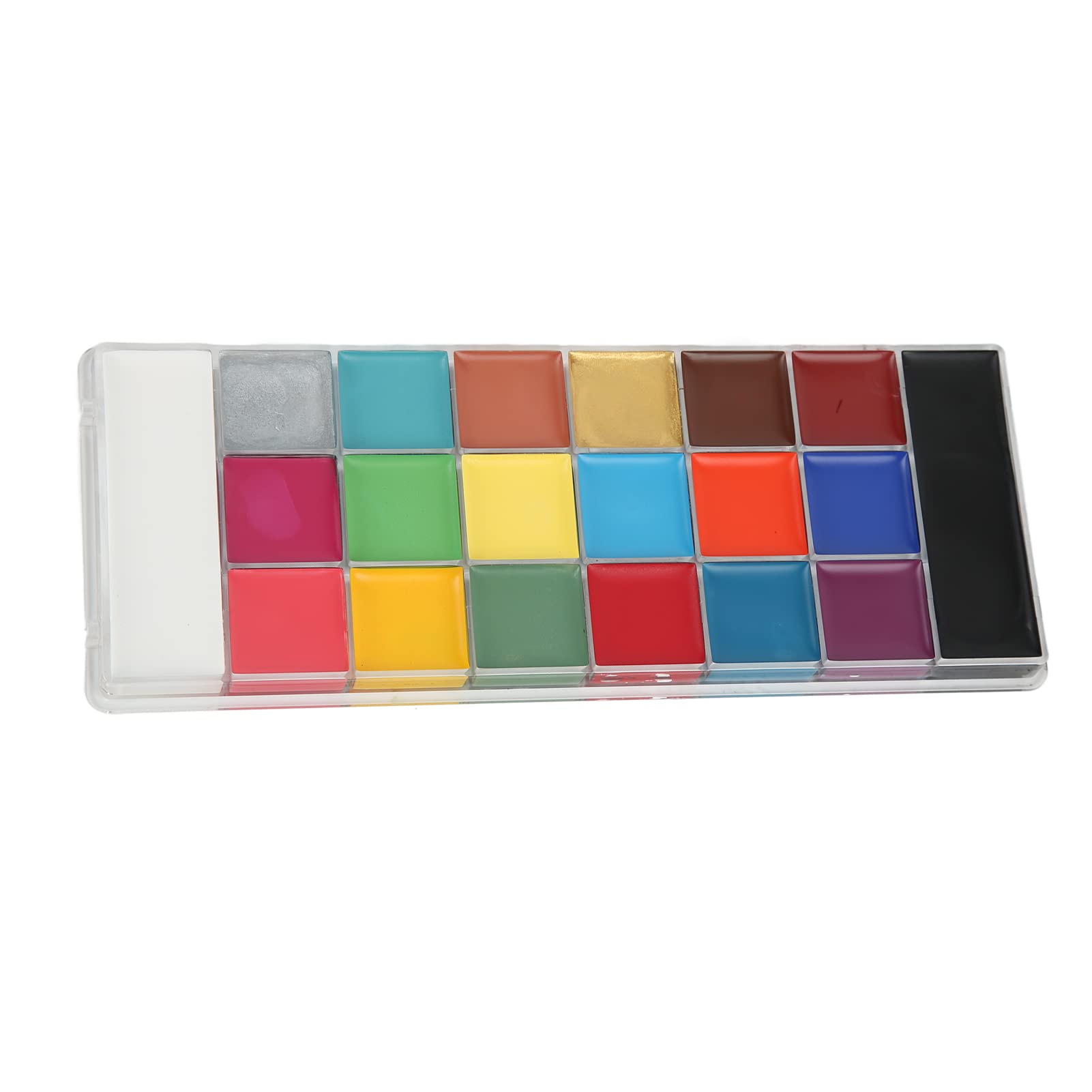 CHICIRIS Professional Face Paint Palette - High Saturation, Vivid Colors for Halloween, Cosplay & Stage Makeup | Perfect for Costume Parties, Theater Performances & Special Effects Makeup