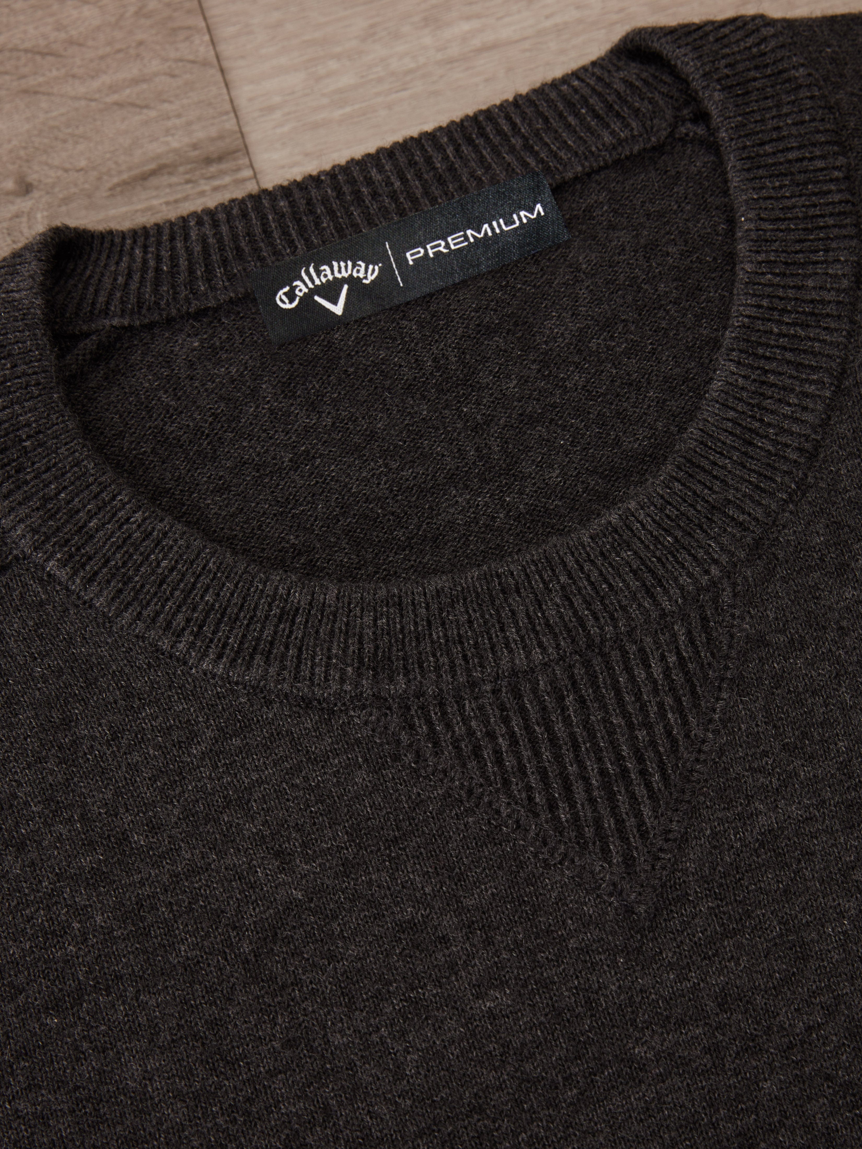 Premium Men's Crew Neck Golf Sweater - Breathable & Comfortable Knit Pullover for Golfing, Casual Wear & Outdoor Activities