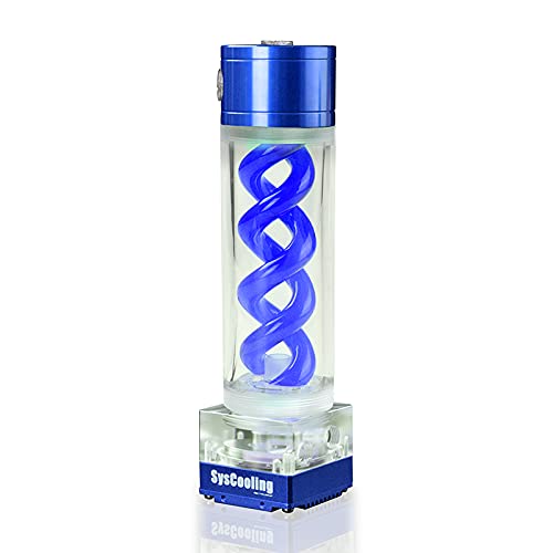Syscooling Soft Tube Water Cooling Kit - Blue Pump & Reservoir, 360mm Copper Radiator, ARGB Lights, Compatible with All Intel CPU Sockets | Perfect for Gaming PCs & High-Performance Cooling Systems