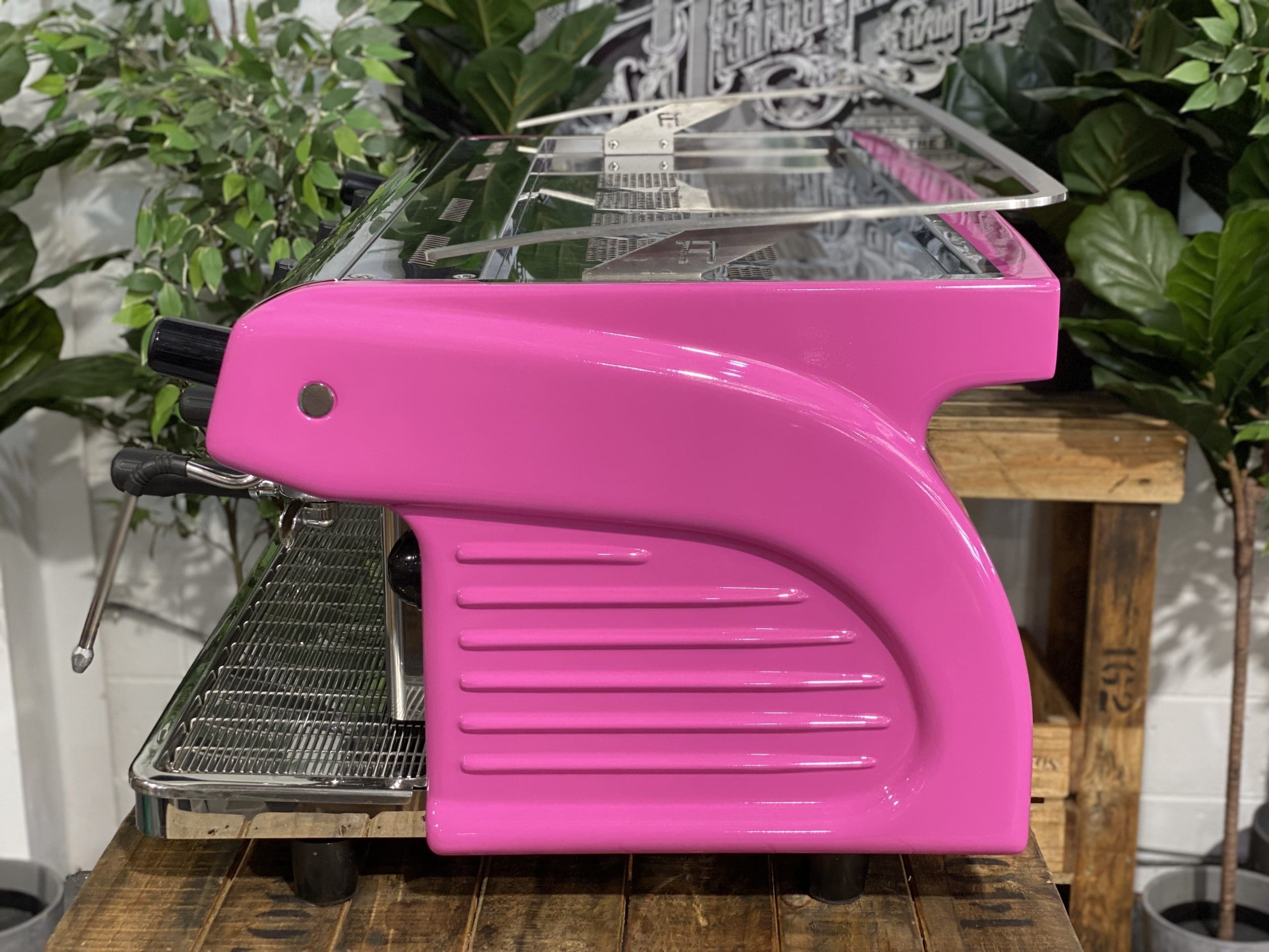 Expobar Alpha Ruggero 3 Group Commercial Espresso Machine in Pink - Perfect for Coffee Shops, Restaurants & Home Baristas