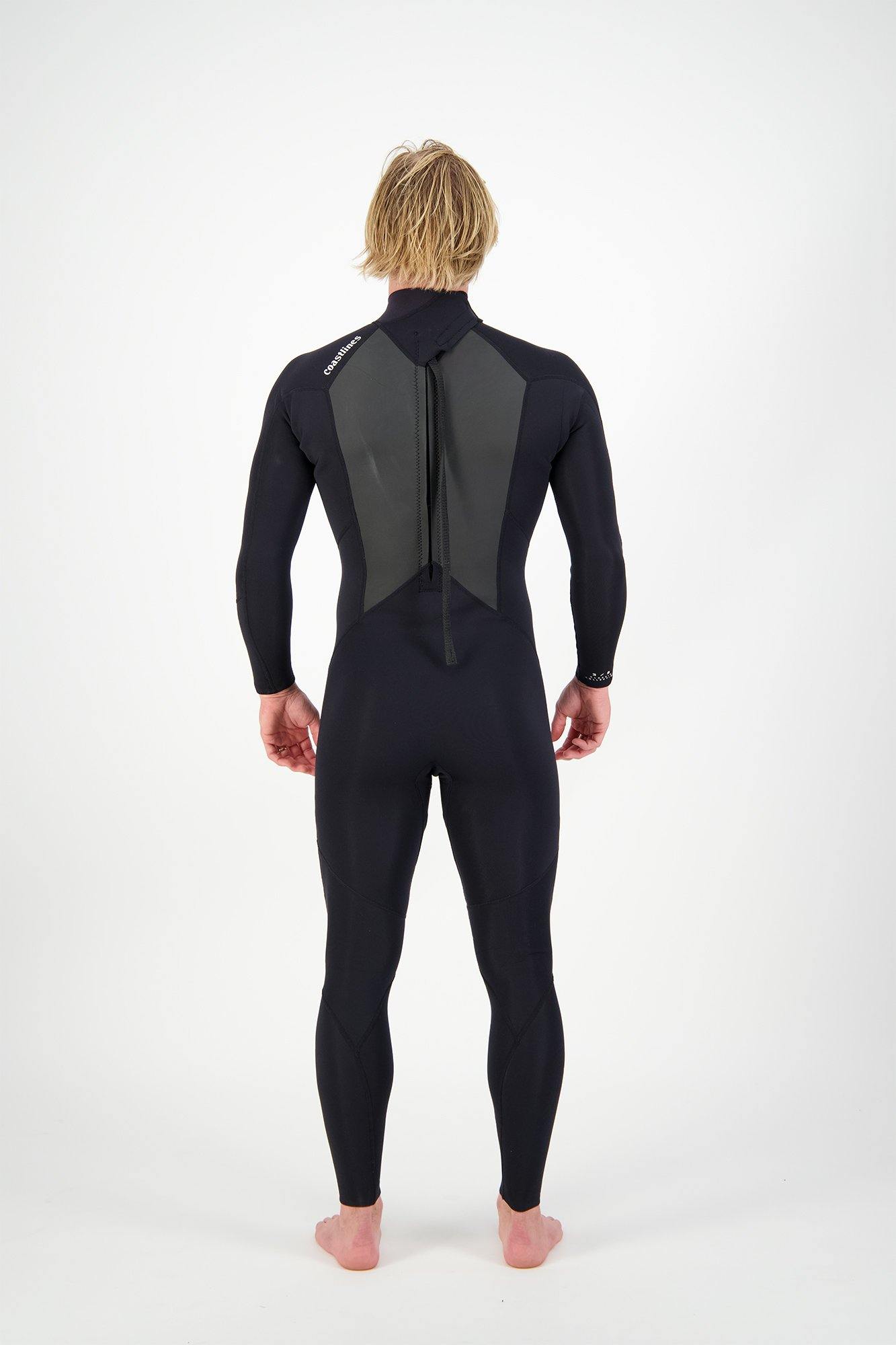 Premium Men's 3/2mm Back Zip Wetsuit - Perfect for Surfing, Diving & Water Sports | High-Quality Neoprene Full Body Suit