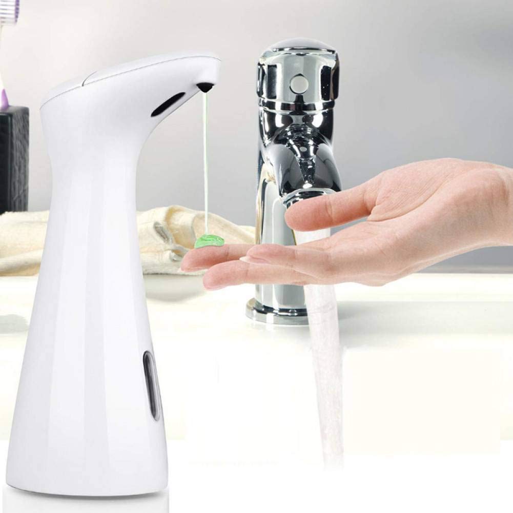 Automatic Soap Dispenser 200ml - Infrared Sensor Touchless Soap Dispenser for Bathroom, Kitchen & Office - Hands-Free Liquid Soap Holder with Smart Sensor Technology - Perfect for Home, Restaurants, and Public Spaces