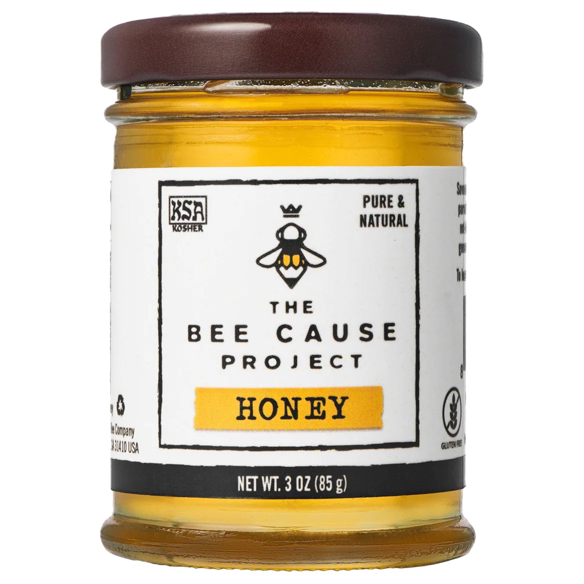 Pure Raw Honey by Savannah Bee Company - Unfiltered, Natural, All-Natural Sweetener for Tea, Baking & Healthy Breakfasts