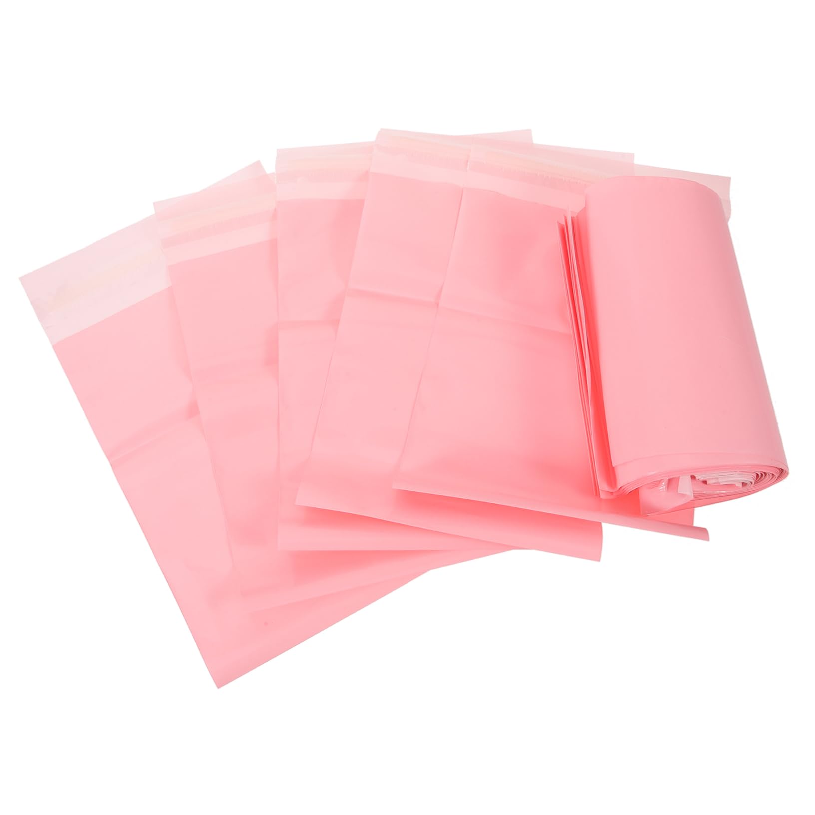 Healvian 100pcs Disposable Sanitary Napkin Storage Bags - Self-Sealing Hygienic Bags for Women, Personal Care & Travel Essentials, Pink Plastic Garbage Bags (Perfect for Home, Office, School & Travel Use)