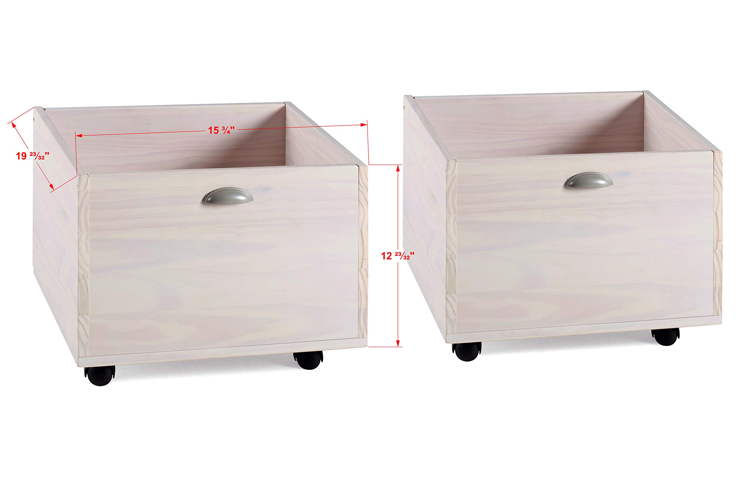 Kids Toy Storage Box with Low Loft Design - Perfect for Organizing Toys in Bedrooms, Playrooms & Nurseries
