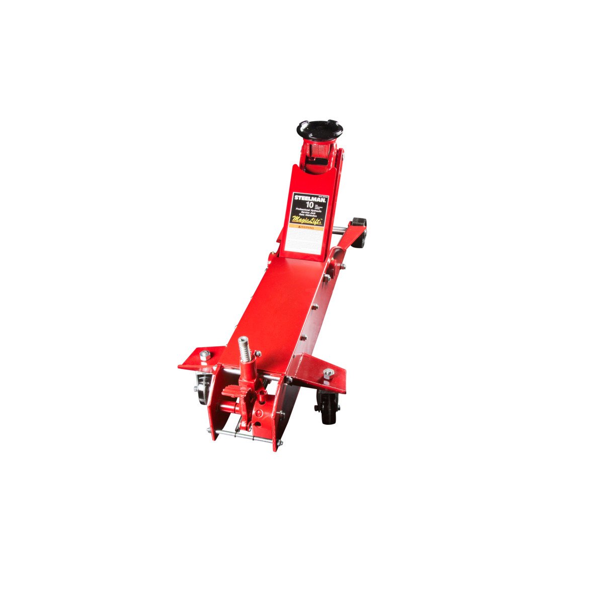 STEELMAN JS647510 10 Ton Heavy Duty Roll-Around Floor Jack - Professional Automotive Lift for Trucks, SUVs & Vehicles - Garage & Workshop Equipment