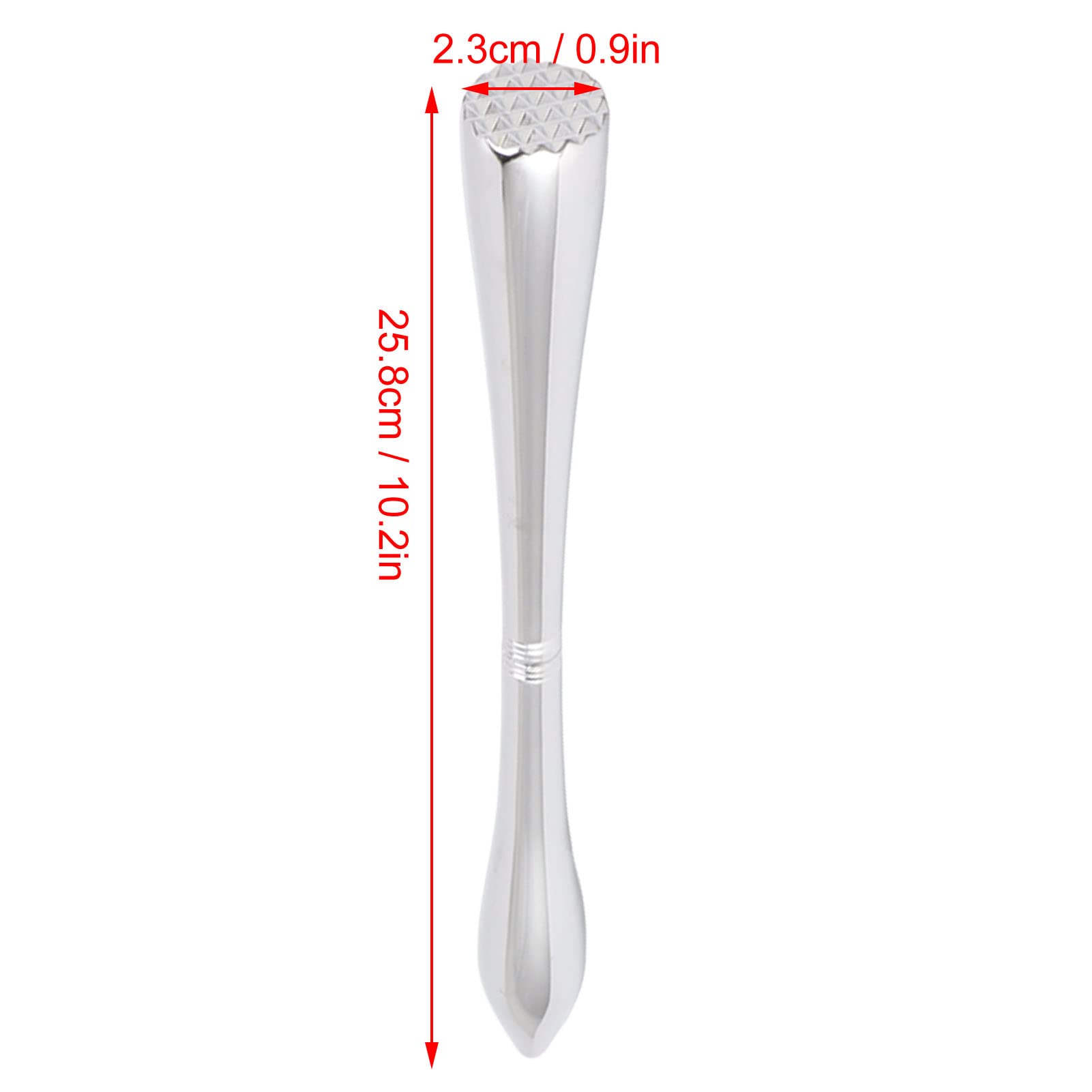 Professional Full Metal Ice Pick & Ice Crusher - Heavy Duty Manual Ice Chipper Tool for Kitchen, Bar, Restaurant - Food Grade Stainless Steel with Ergonomic Grip (Perfect for Cocktails, Iced Drinks & Food Preparation)