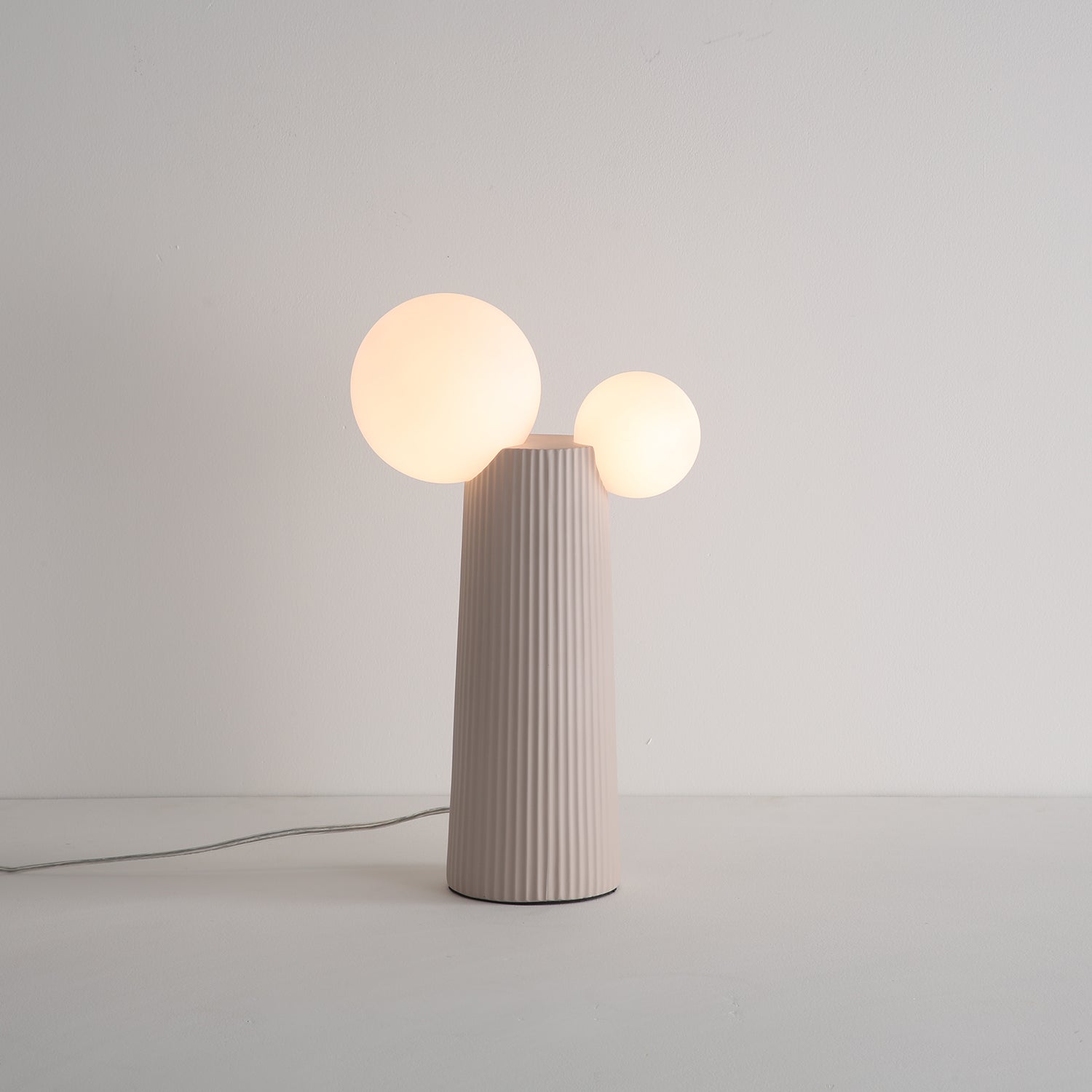 Modern LED Land Table Lamp - Adjustable Brightness, USB Charging Port for Bedroom, Living Room, Office - Perfect for Reading, Working & Night Light
