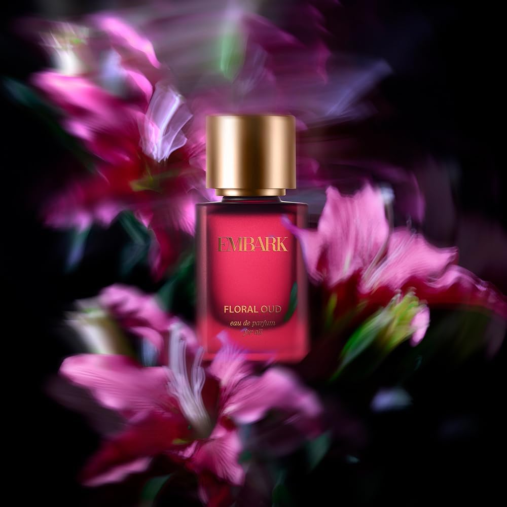 EMBARK OUD Floral Perfume for Men & Women | 50ml Premium Long-Lasting Oud Fragrance Oil | Perfect for Date Nights, Special Occasions & Daily Wear