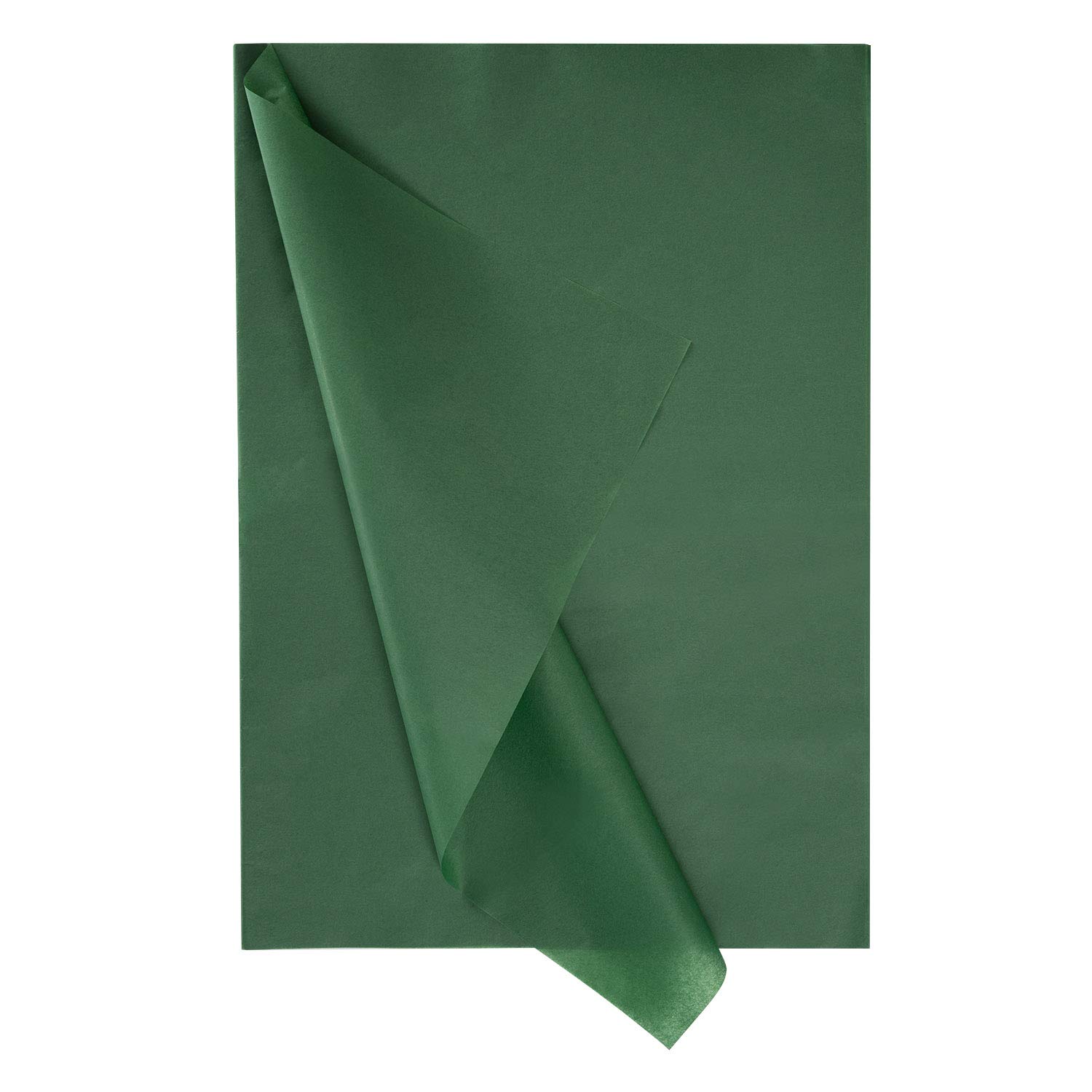 Premium Dark Green Tissue Paper - 50 Sheets for Gift Wrapping, DIY Crafts, Party Decorations | Eco-Friendly Packing Material for Bags, Boxes & Bouquets | Perfect for Birthdays, Weddings & Holiday Presents