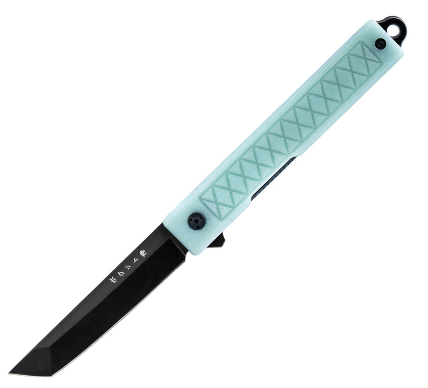 Statgear Pocket Samurai Full Size Edition Jade - Compact Folding Knife for Everyday Carry, Outdoor Adventures & Survival Gear - Perfect for Camping, Hiking & Emergency Preparedness