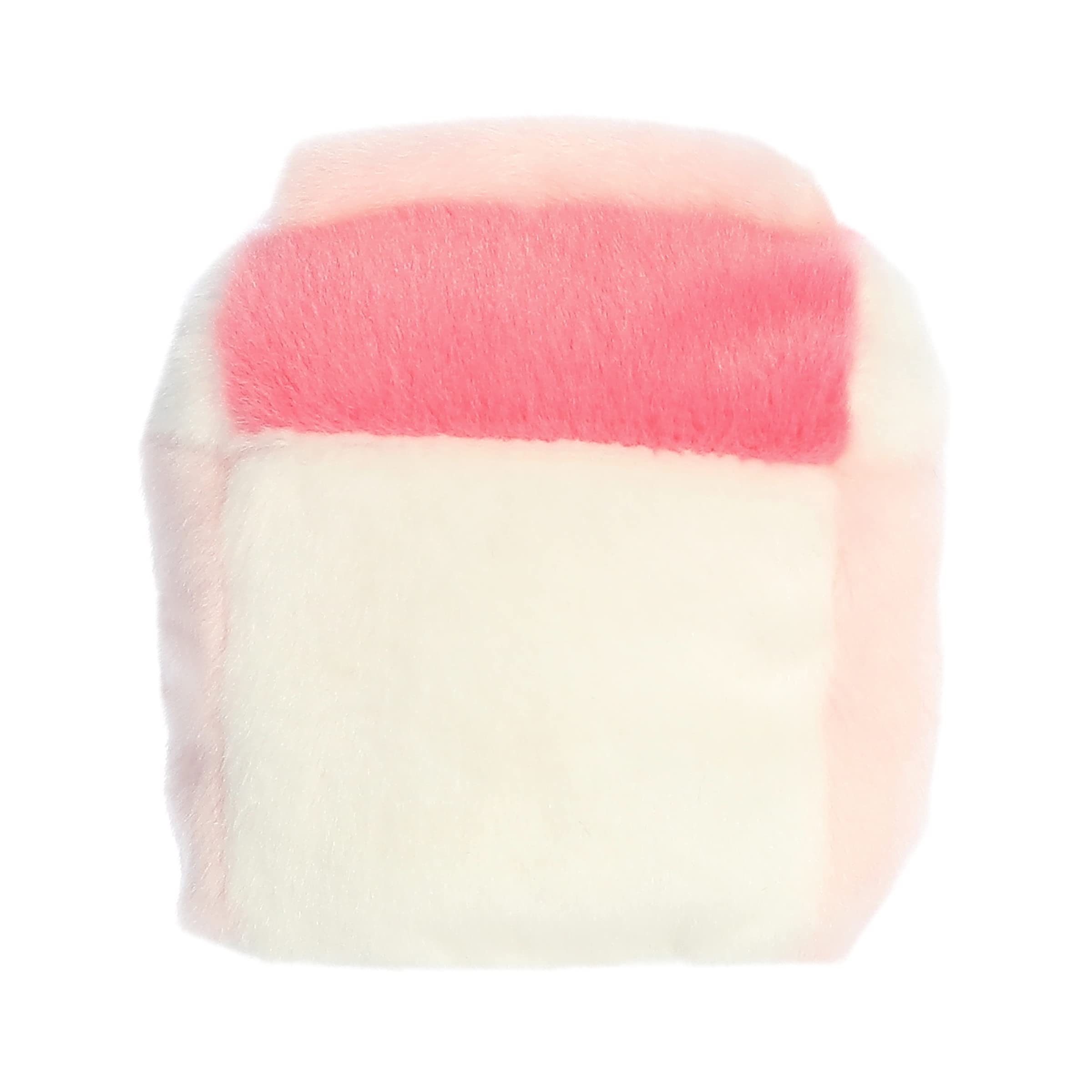 Aurora® Adorable Palm Pals™ Fresa Strawberry Milk™ Plush Toy - 5 Inch Mini Stuffed Animal for Kids, Cute Collectible Kawaii Gift - Perfect for Backpacks, Car Trips & Desk Decor (Pink)