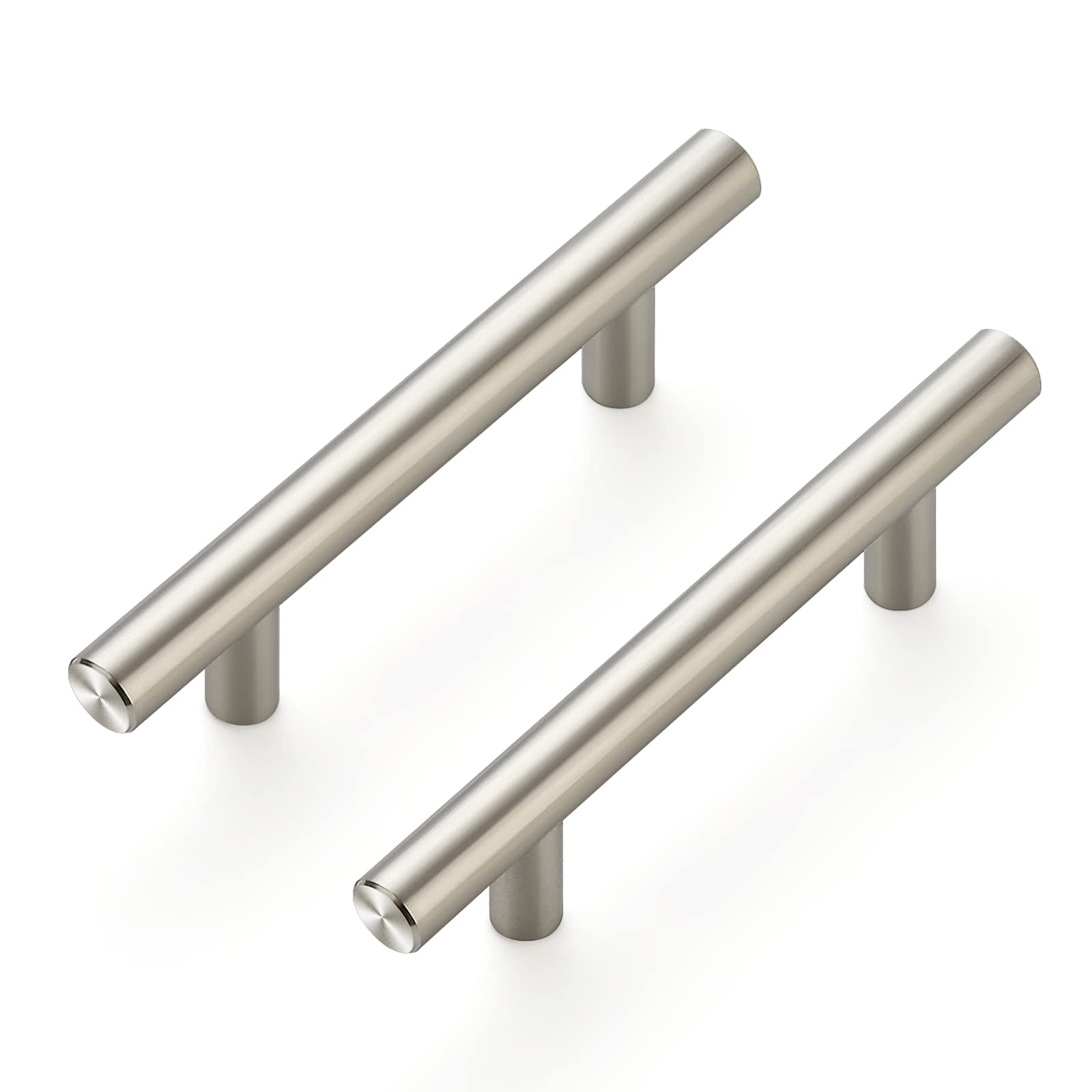 Ravinte 30 Pack 5 Inch Brushed Nickel Cabinet Pulls - Stainless Steel Kitchen Drawer Handles with 3 Inch Hole Center - Perfect for Modern Cabinets, Dressers & Furniture Upgrades