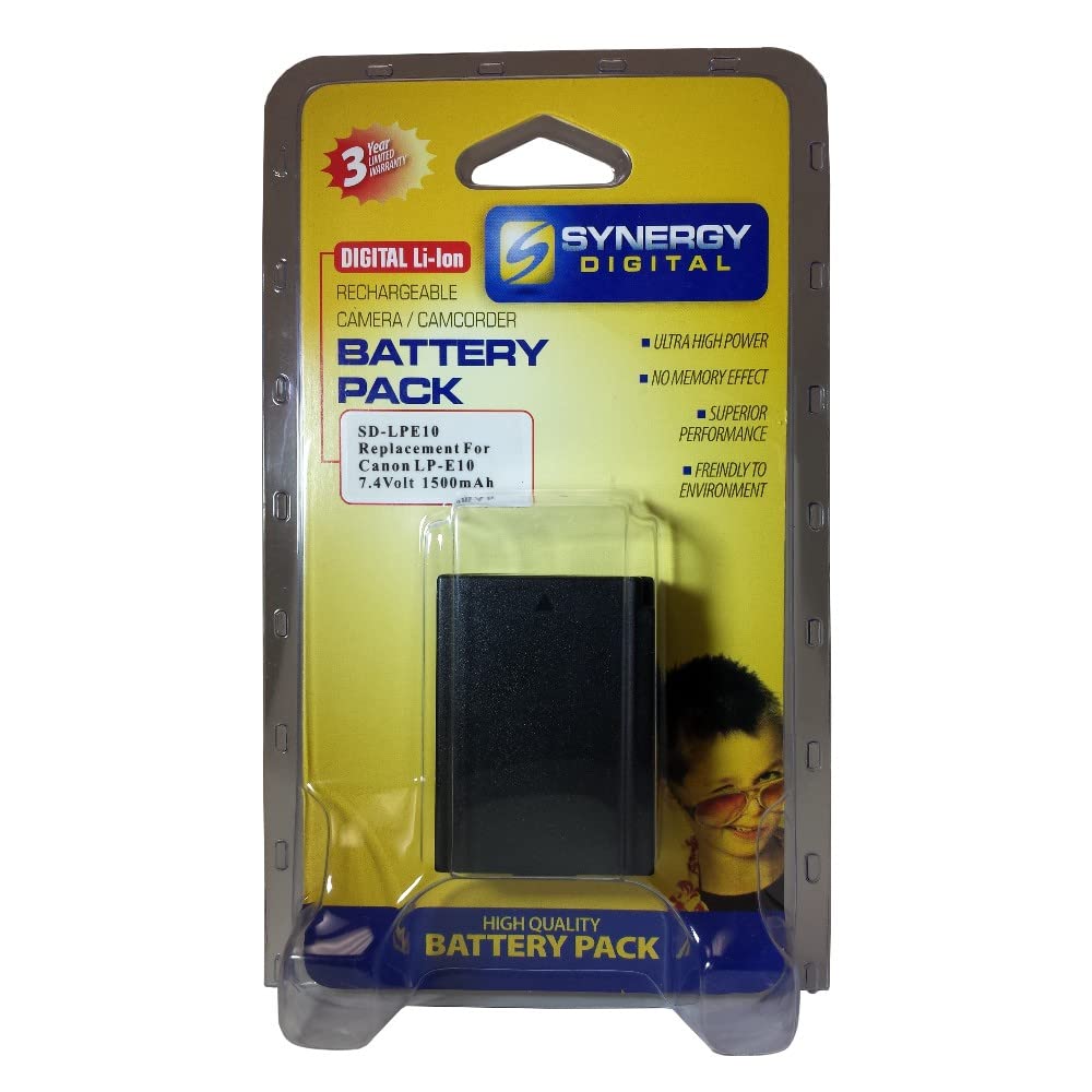 Synergy Digital Camera Batteries (5-Pack) - Li-ion 7.4V 1500mAh Replacement for Empire BLI-415 - Perfect for Travel Photography, Vlogging & Professional Shooting