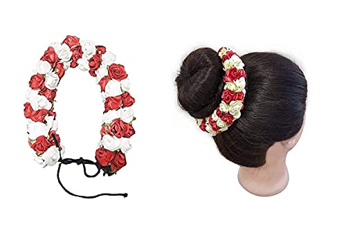 Prime Rose Bridal Hair Gajra for Women & Girls - Wedding & Party Styling