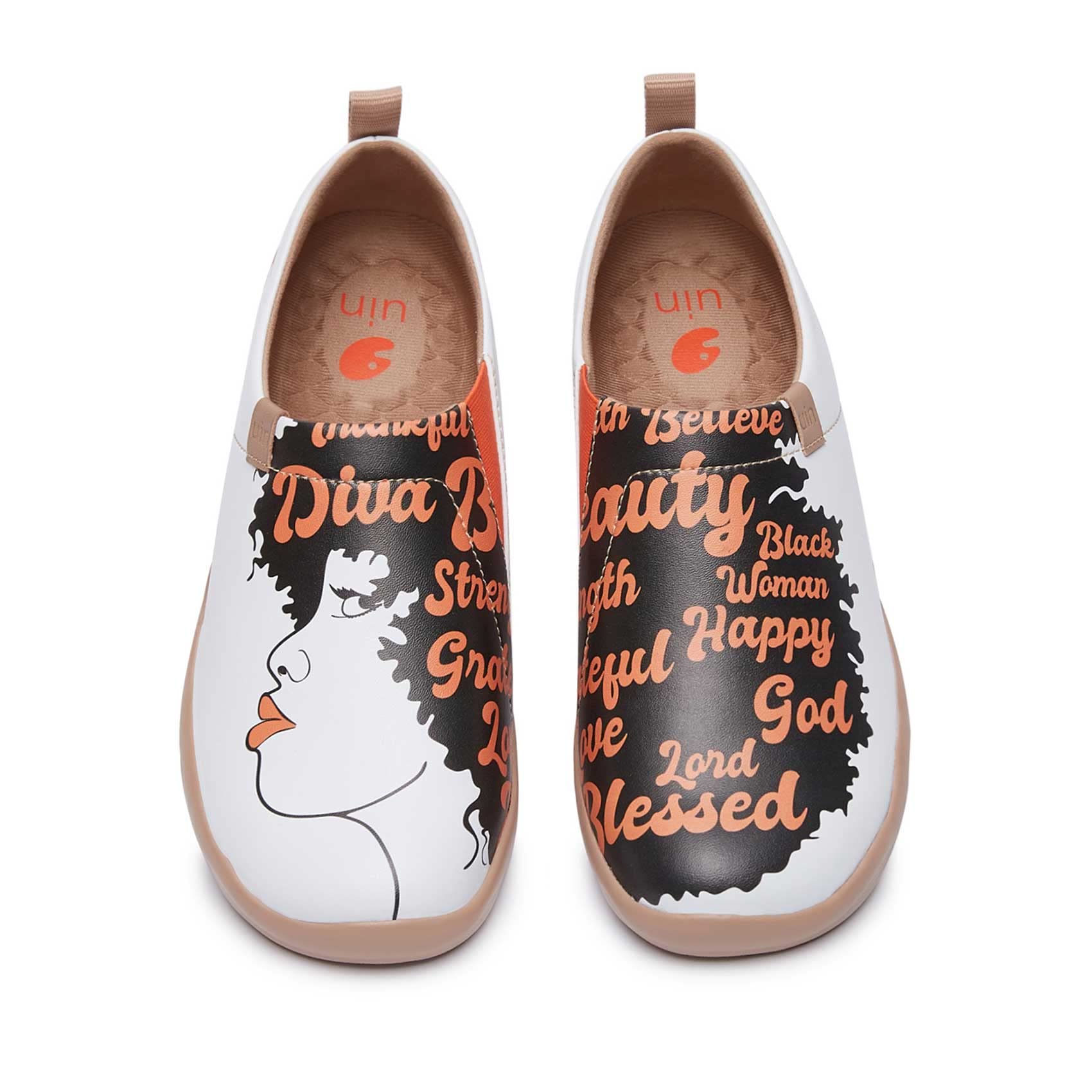 UIN Women's Slip-On Walking Shoes - Lightweight Microfiber Loafers for Travel & Casual Wear - Comfortable Fashion Sneakers - Perfect for Walking, Traveling, Shopping & Daily Activities