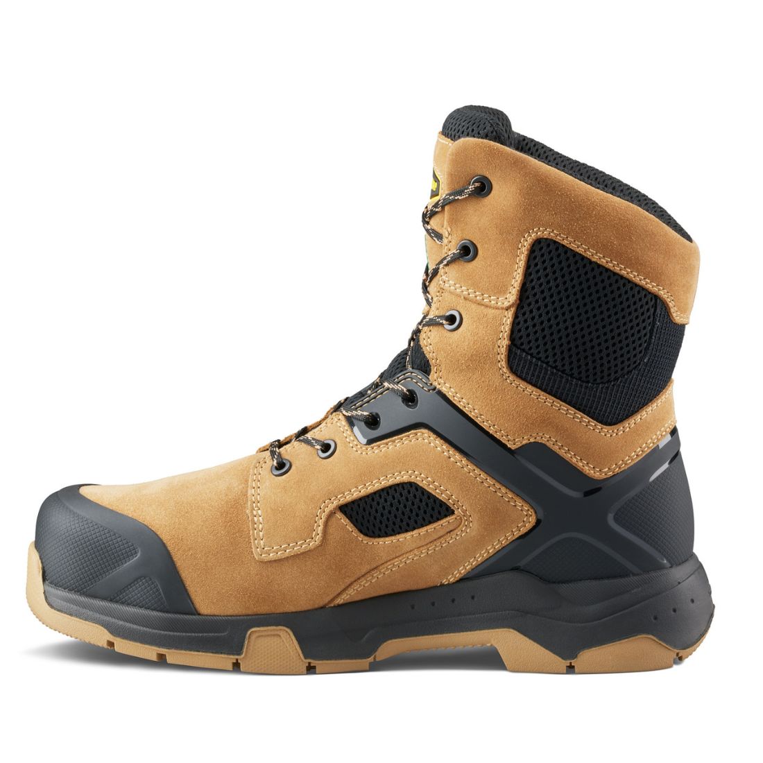 Terra Cobalt Men's Size 8 Composite Toe Work Boots - OSHA Approved Safety Shoes 1280TN in Tan | Slip Resistant & Electrical Hazard Protection for Construction, Warehouse & Industrial Work