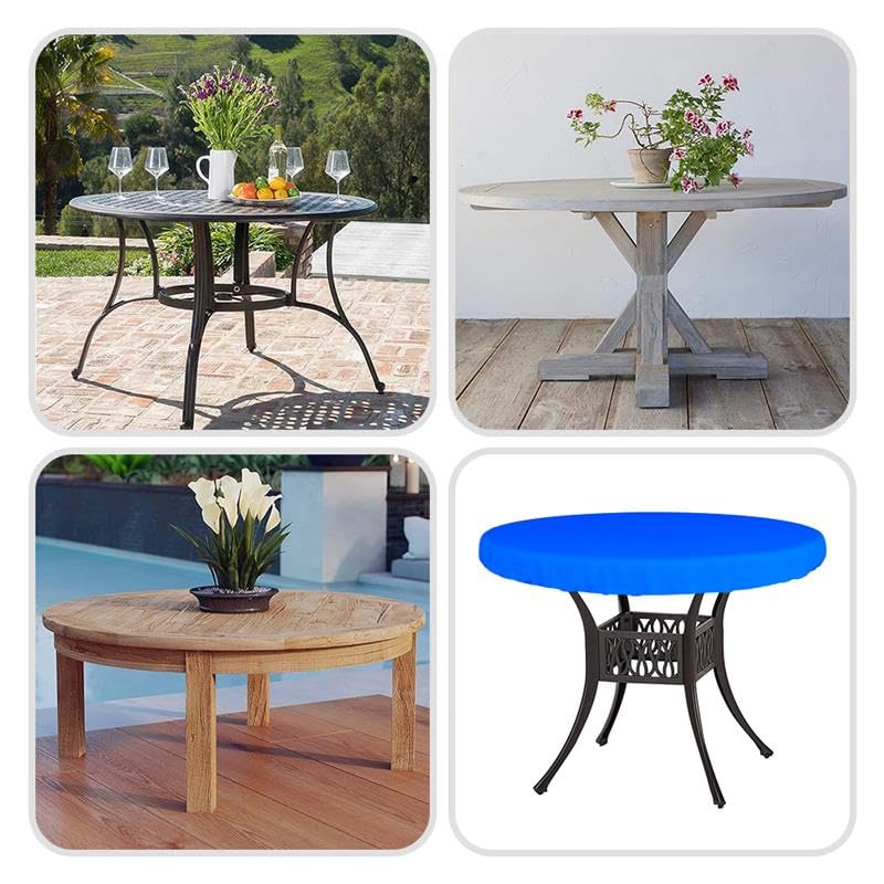 Heavy Duty 18 Oz Waterproof UV Resistant Outdoor Table Cover - 44
