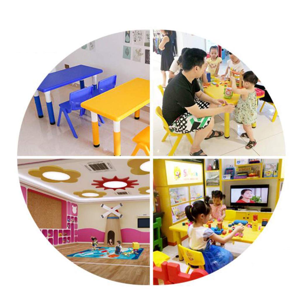 Stackable Kids Plastic Chairs for Indoor & Outdoor Use - Lightweight Children's Chairs for Picnic, Party, Garden, Nursery & Club (Blue) - Perfect for Playrooms, Backyards & Birthday Events