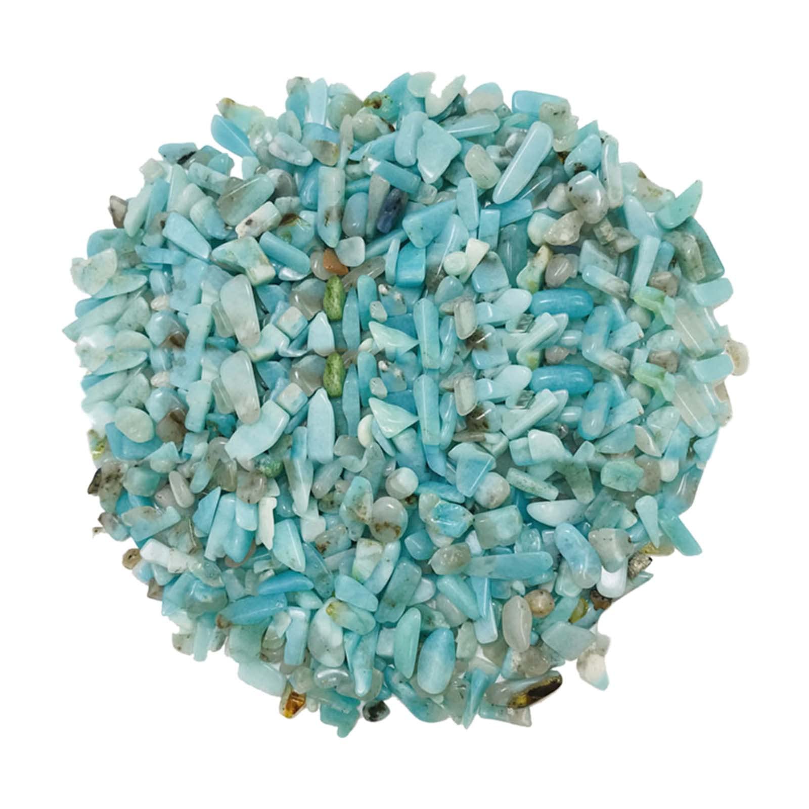 Tonsee Polished Green River Rocks - Decorative Stones for Plants, Aquarium Gravel, Succulents, Bonsai & Terrarium - Natural Small Pebbles for Fairy Garden, DIY Projects & Home Decor (100g, One Size) - Perfect for Indoor Potted Plants, Fish Tanks & Creative Crafts