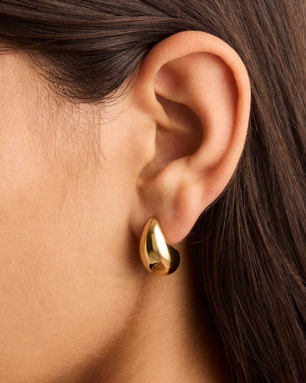 18K Gold Vermeil Magic Large Hoop Earrings for Women - Elegant Statement Jewelry for Parties, Weddings & Special Occasions