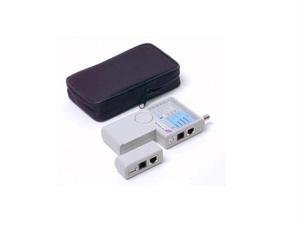 Professional RJ45 RJ11 USB BNC Cable Tester - Network Ethernet Phone Coaxial Wire Continuity Checker for IT Technicians, Electricians & Home Networking Setup