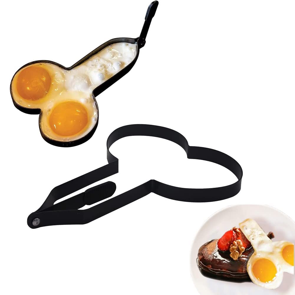 WINOONIW Non-Stick Egg Rings for Frying Eggs - Pancake Mold & Breakfast Sandwich Maker - Perfect for Egg McMuffins, Fried Eggs, and Pancakes | Ideal for Home Cooking, Brunch, and Quick Breakfast Prep