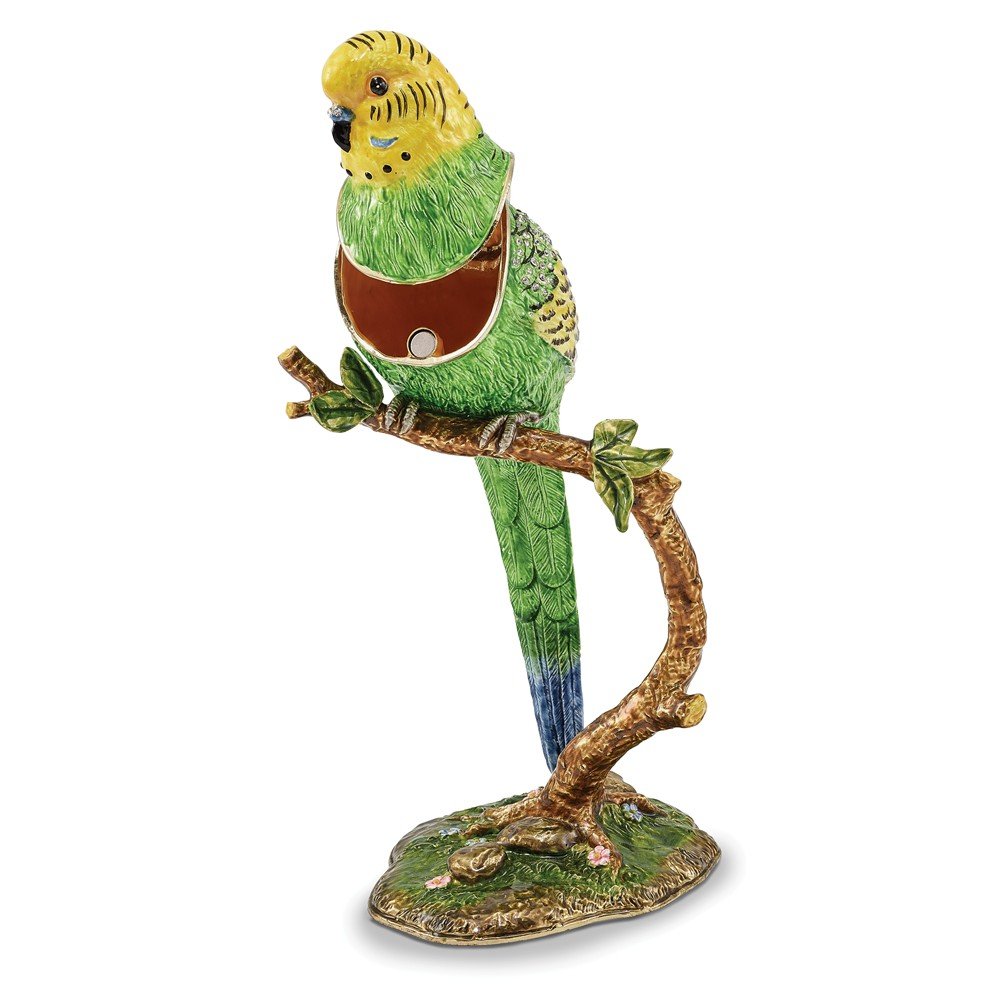 Sonia Jewels PACO Large Parakeet Parrot Trinket Box 3.5