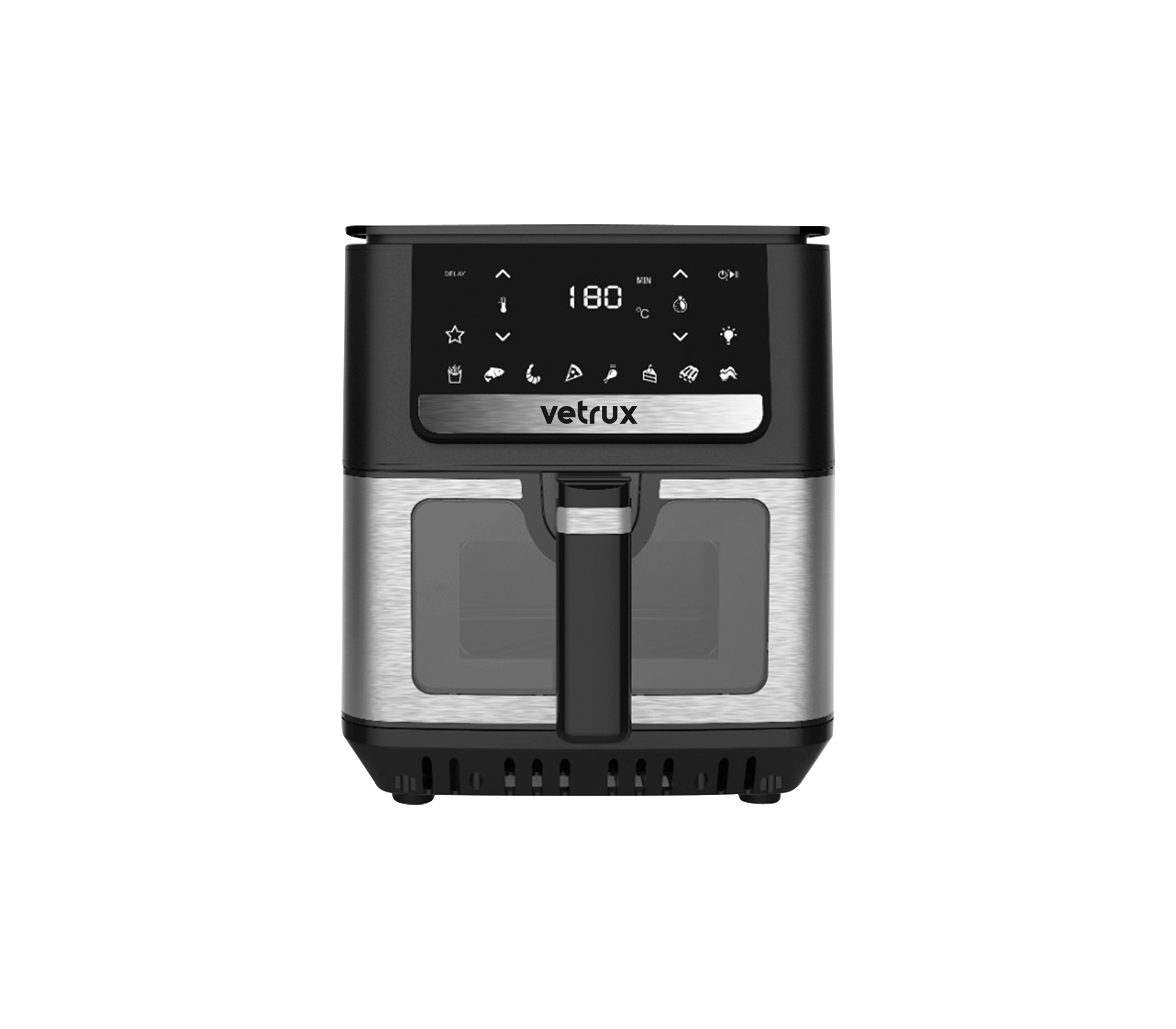 Vetrux Quick 6.5L Luxury Air Fryer - Healthy Oil-Free Cooking for Family Meals, Snacks & Fast Meals - Perfect for Roasting, Baking & Frying