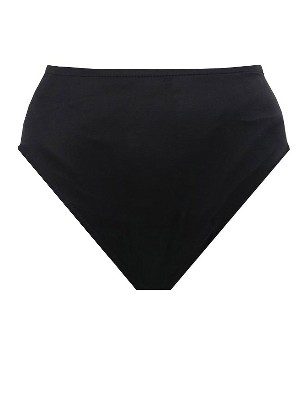 Miraclesuit High Waist Bikini Bottom for Women - Slimming Black Swimwear Size 10 - Perfect for Beach Vacations & Poolside Relaxation