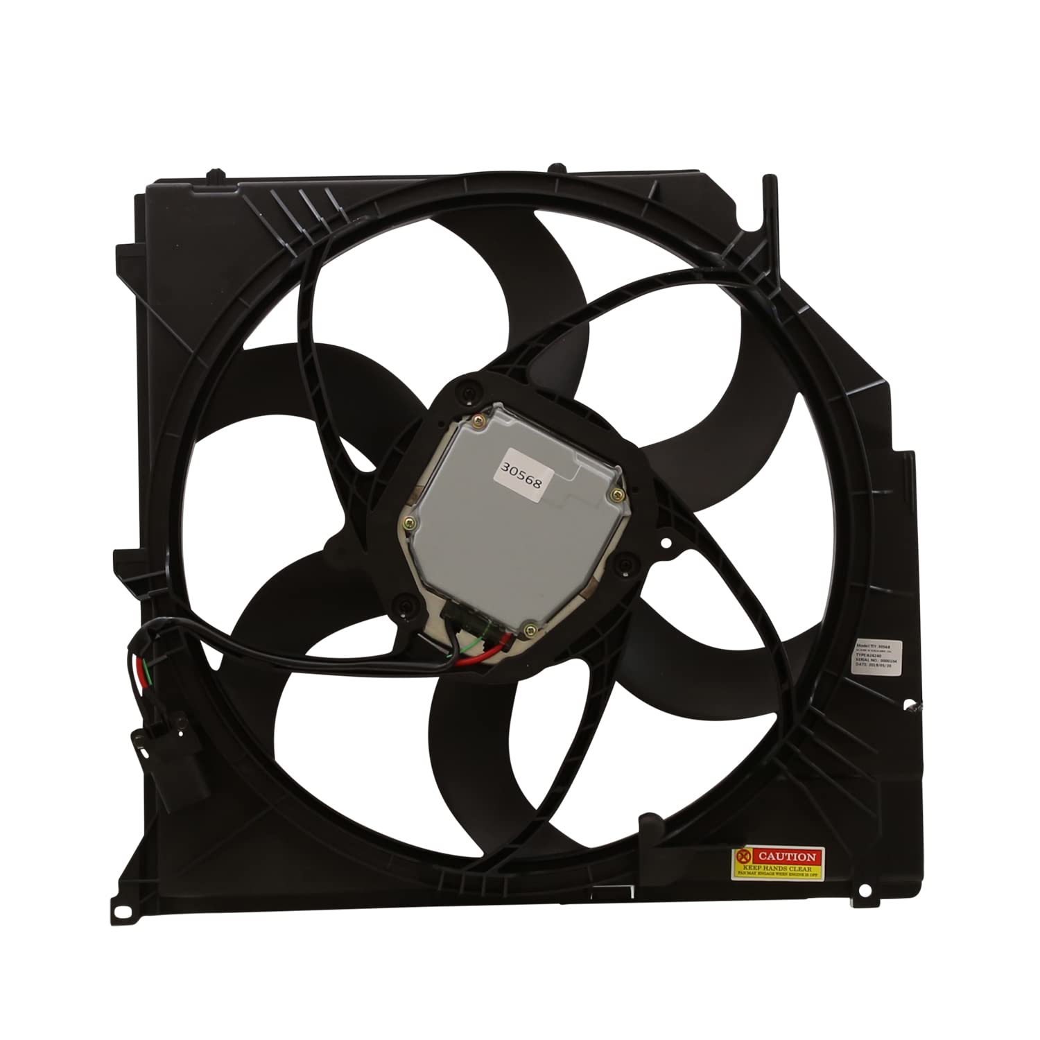 TYC Cooling Fan Assembly Replacement for Chevy Silverado 1500 2500 3500 - High Performance Radiator Cooling Fan with Motor - Perfect for Overheating Prevention & Engine Cooling in Hot Weather