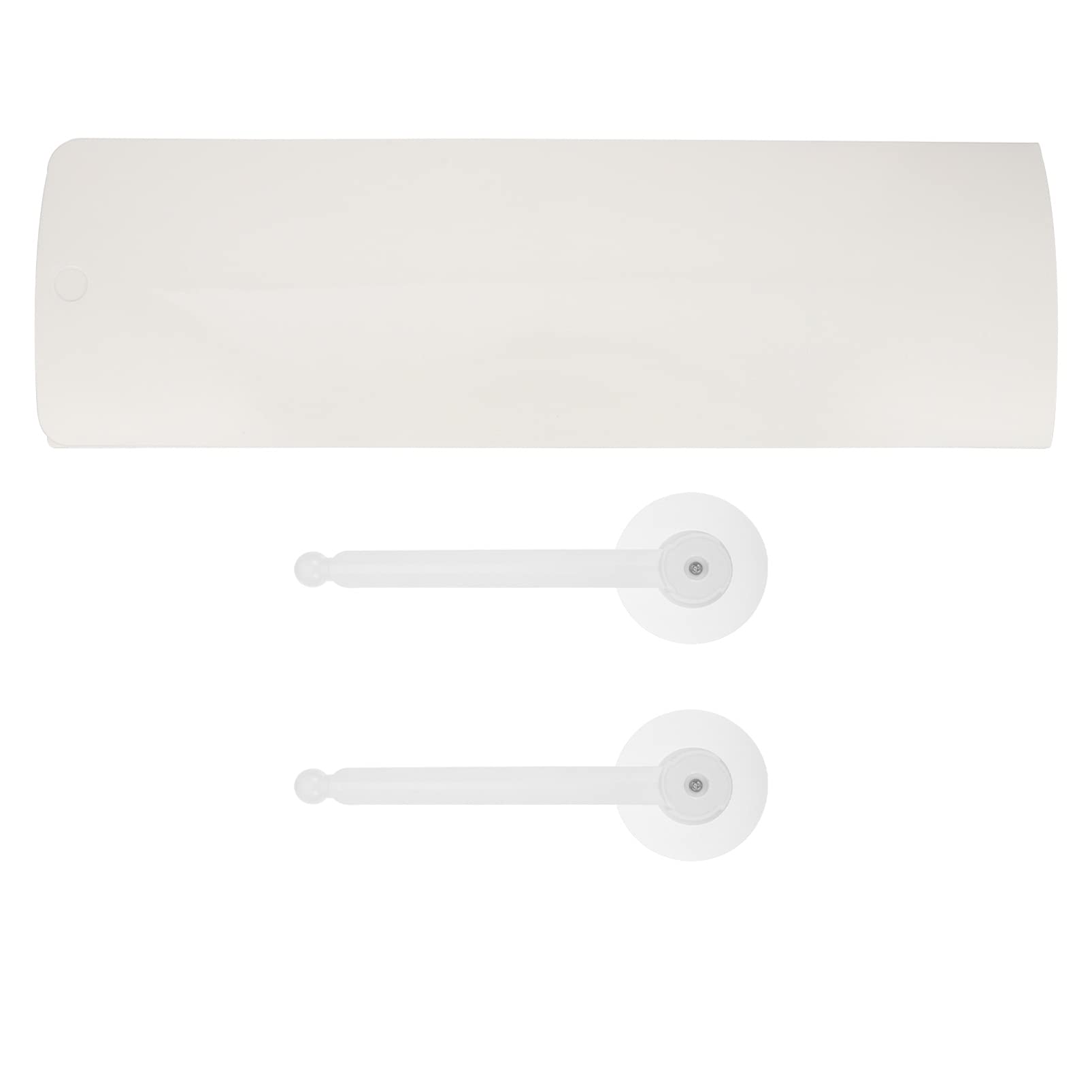 OSALADI White PP Air Conditioner Windshield & Baseboard Air Deflector Extender - AC Vent Cover for Window, Windproof & Durable - Perfect for Home, Office & RV Cooling Efficiency