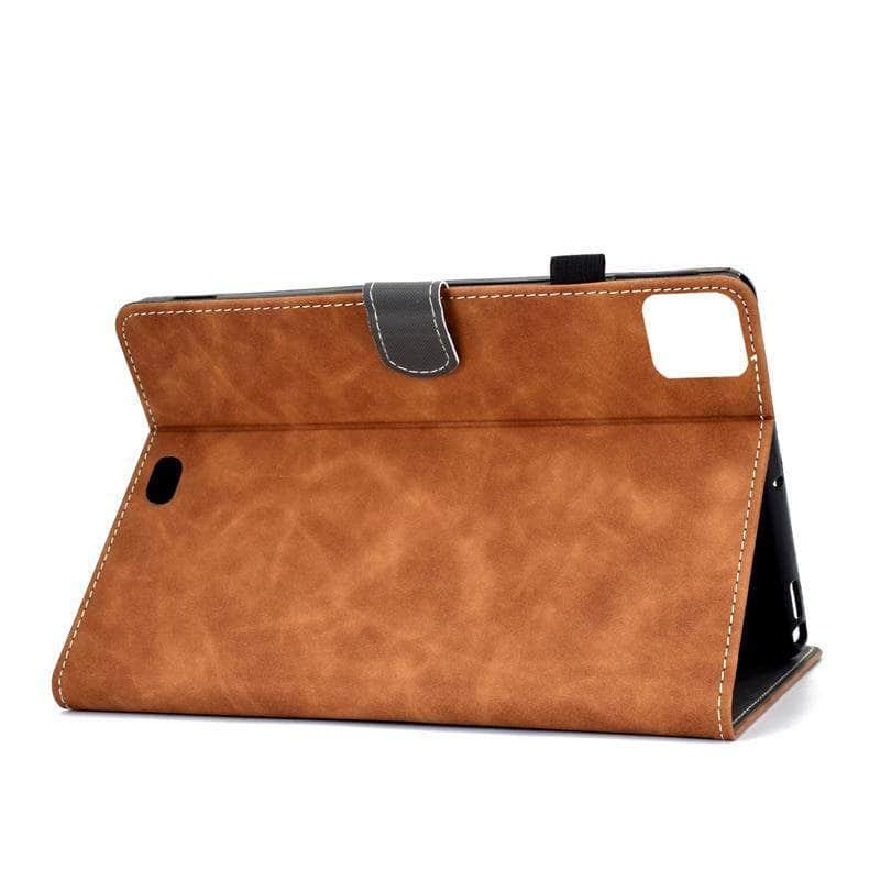 Apple iPad Air 4 (10.9-inch, 2020 Model) Premium Elephant Leather Stand Case - Perfect for Work, Study & Travel Protection