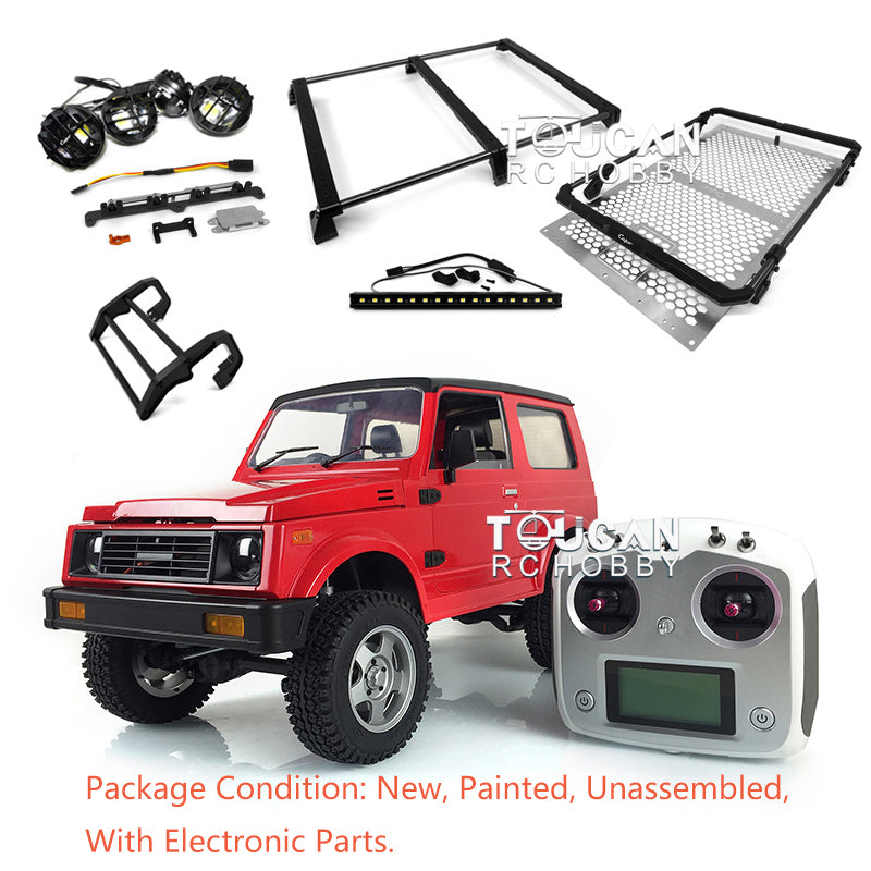 1/6 Scale RC Capo Crawler SIXER1 Off-Road Vehicle - I6S 4WD Remote Control Car with Painted Body & Roof Rack Lights - Perfect for Rock Crawling, Trail Adventures & Outdoor RC Enthusiasts