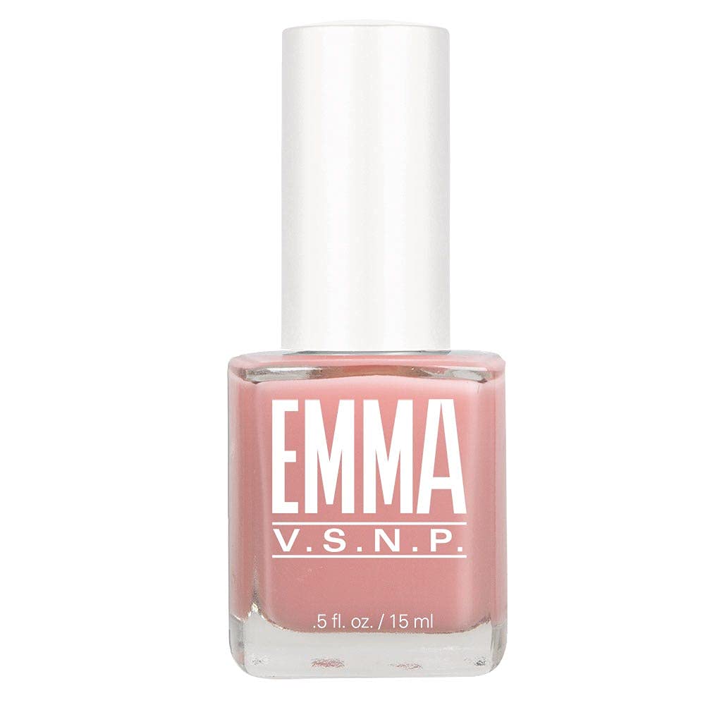 EMMA Beauty Active Nail Polish - Long Lasting Vegan Nail Color, 12+ Free Formula & Cruelty-Free (0.5 fl oz) - Perfect for Manicures, Pedicures & Everyday Wear | Think Pink!