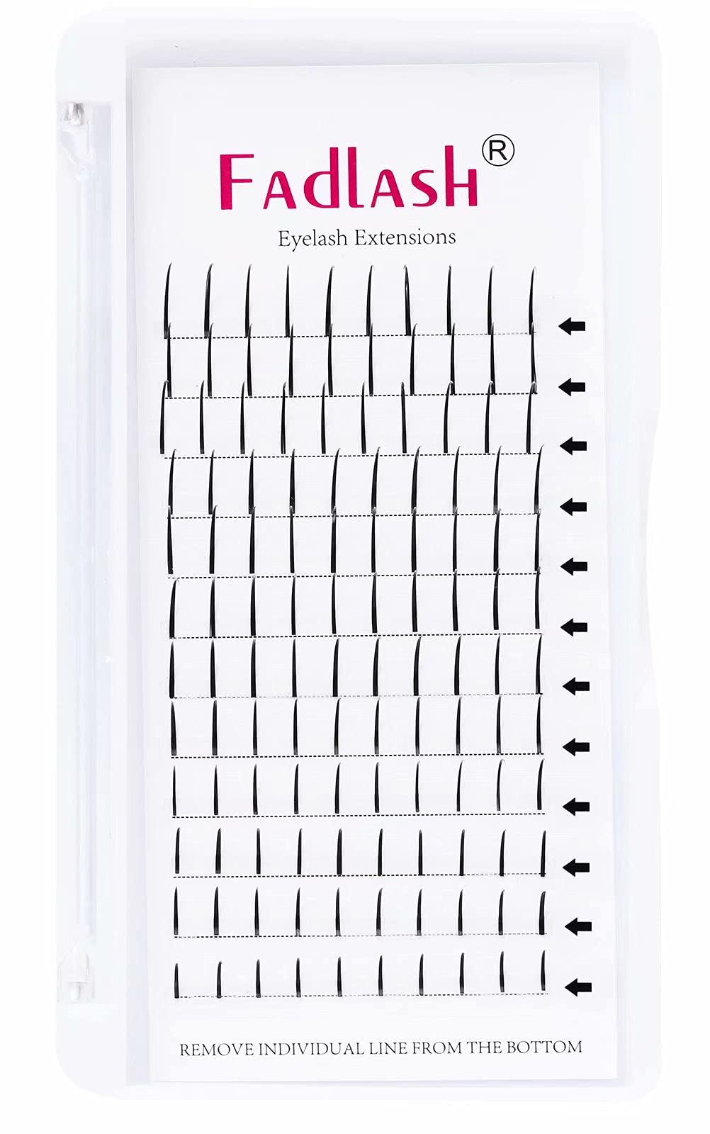 Premium Faux Mink Eyelash Extensions - Super Thick Wispy Spike Individual Lashes (D Curl 18mm) for Dramatic Volume & Length | Perfect for Weddings, Parties & Special Occasions