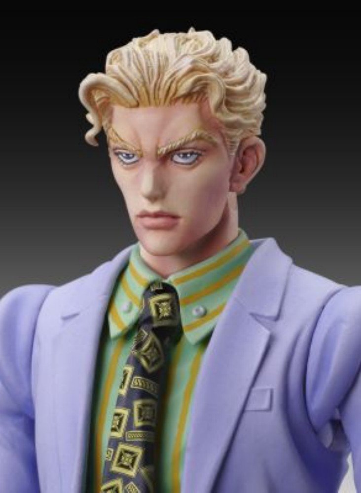 JoJo's Bizarre Adventure Part 4 Super Figure Action Figure - Yoshikage Kira Second Ver. | Anime Collectible for Display & Cosplay | Perfect for Fans & Gift Giving