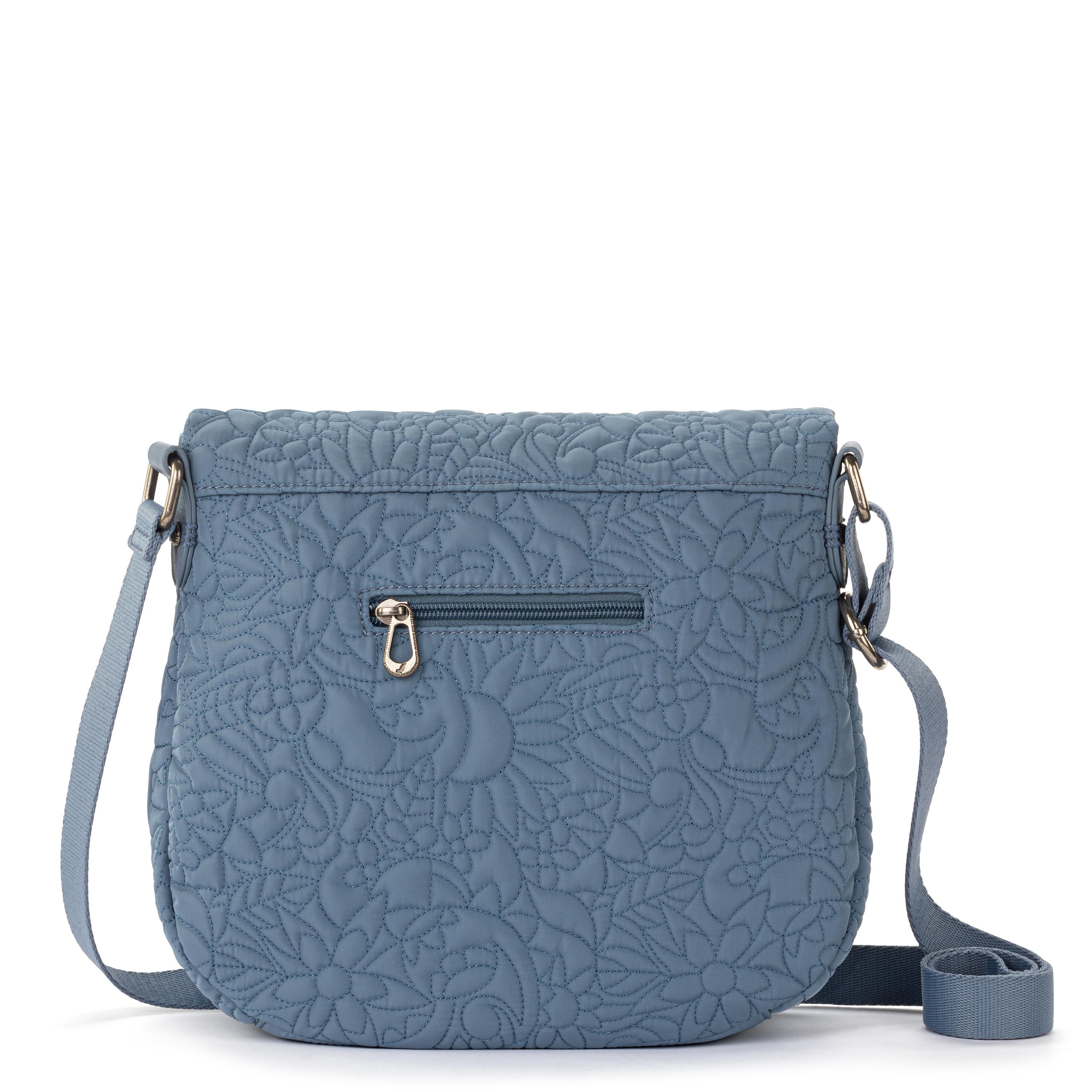 EcoTwill Foldover Crossbody Bag - Quilted Desert Design for Women | Perfect for Travel, Work, and Everyday Use
