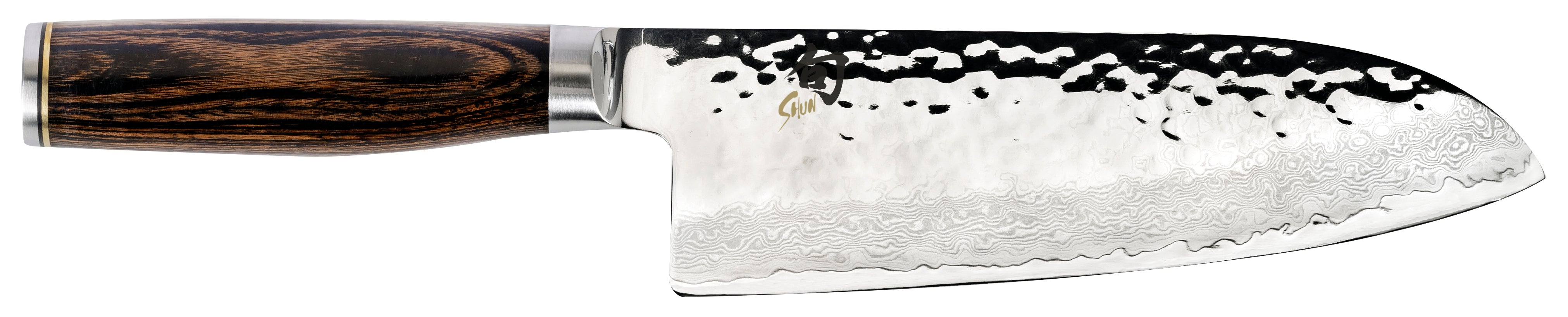 Shun Premier 7-Inch Santoku Knife - Japanese High-Carbon Stainless Steel Blade with Pakkawood Handle - Perfect for Slicing, Dicing & Chopping Vegetables, Meat & Fish