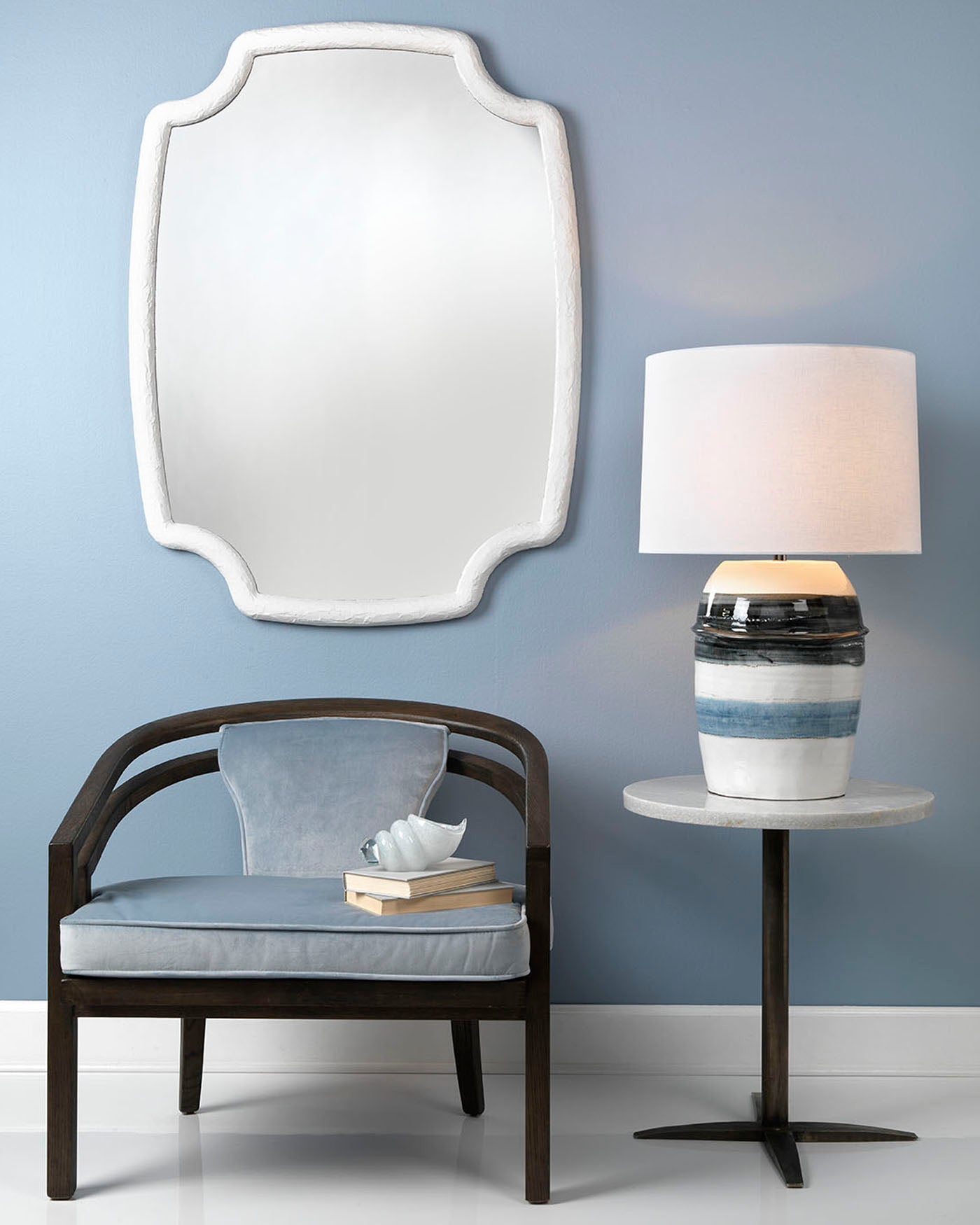 Selene Mirror - Full-Length Wall Mirror with White Frame for Home Decor, Bedroom, Living Room & Dressing Area | Modern Stylish Design for Selfie & Outfit Check