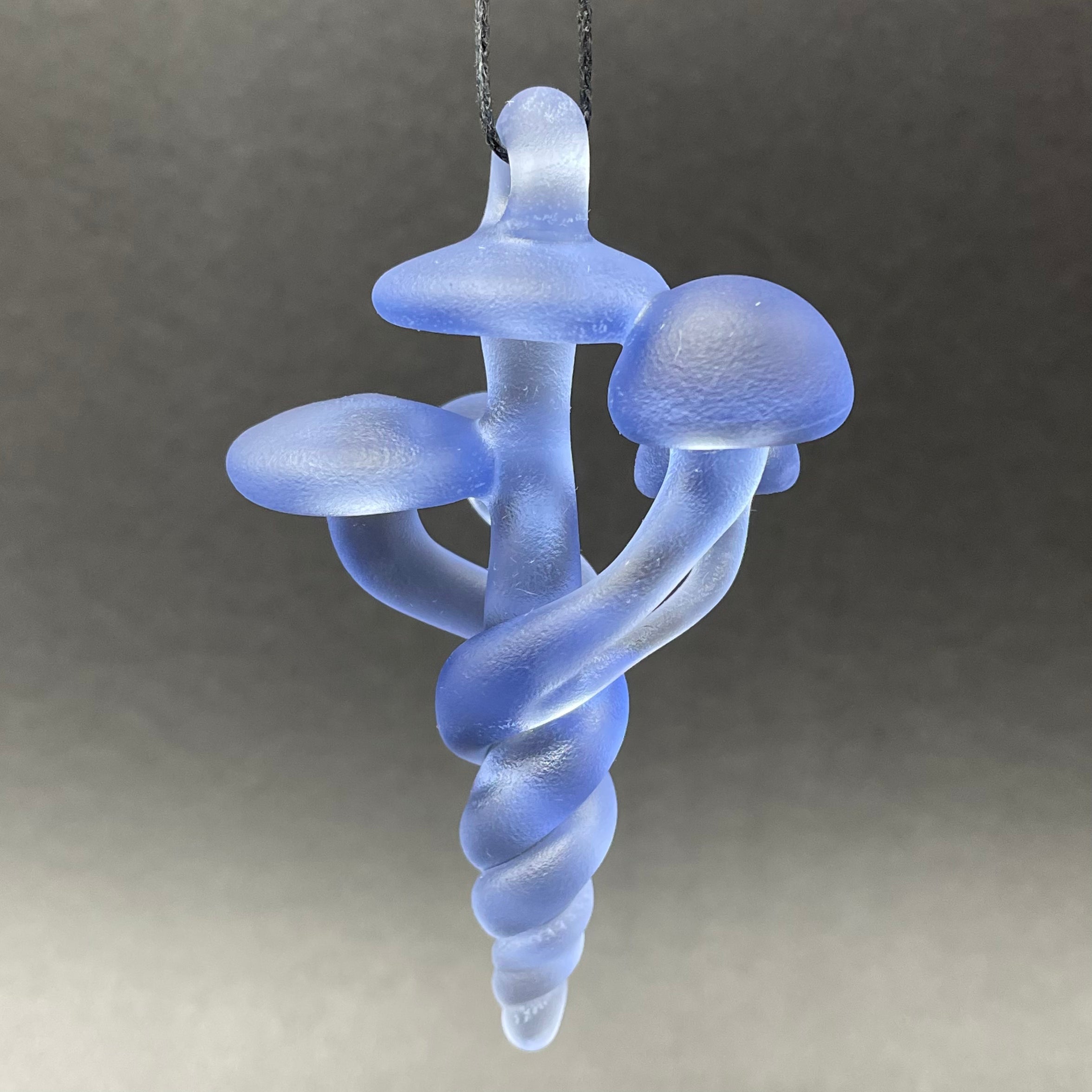 Glow in the Dark Blacklight Mushroom Pendant Necklace - UV Reactive Psychedelic Jewelry for Rave, Festival, and Nightlife Accessories