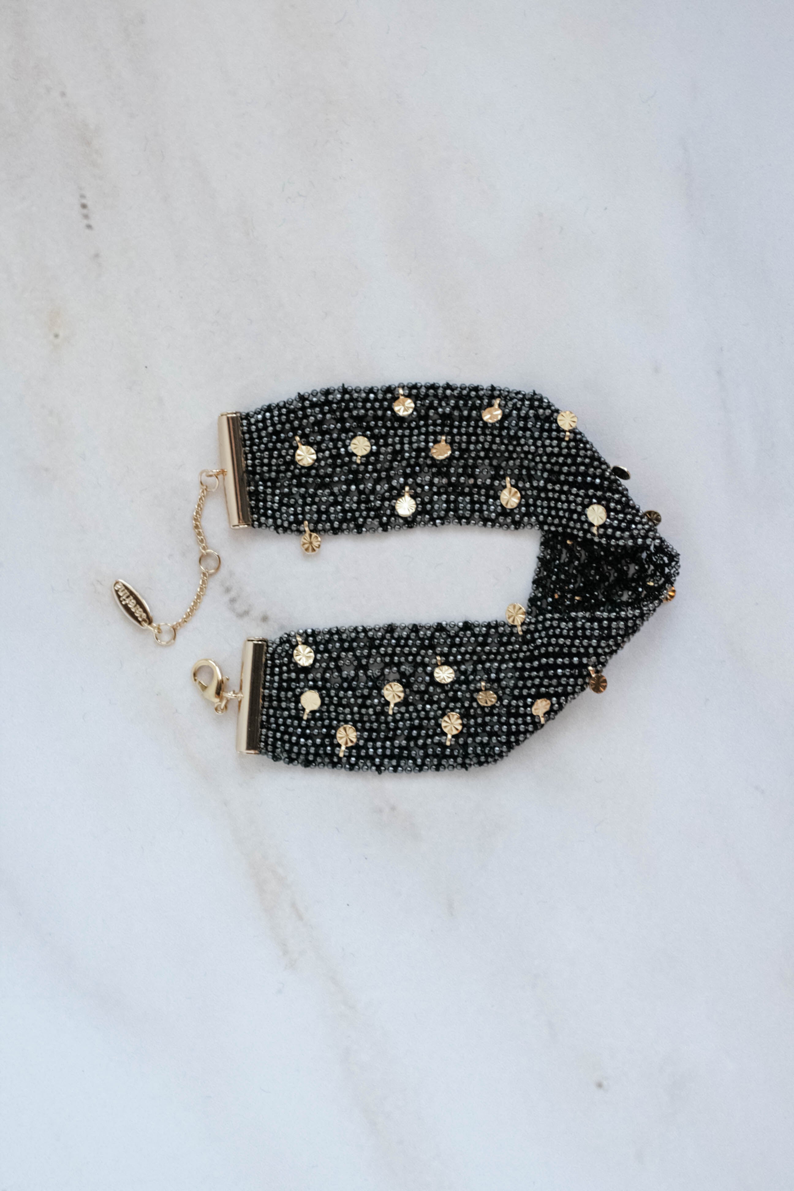 Shimmer Beaded Chain Bracelet for Women - Elegant Crystal & Pearl Jewelry Gift for Birthday, Anniversary - Perfect for Parties, Weddings & Special Occasions