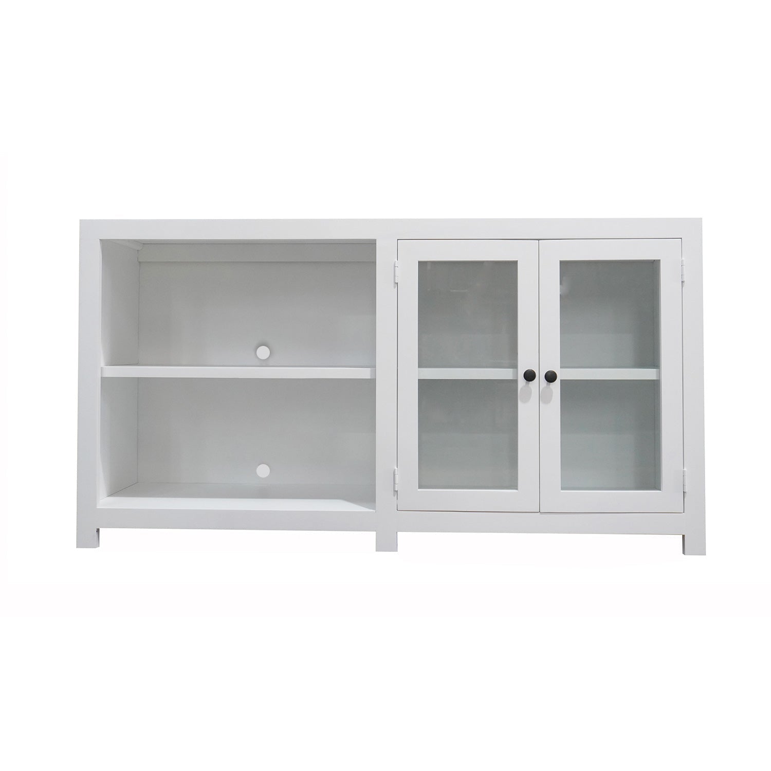 Roberto 60 Inch Modern TV Stand Console Table with Storage - Perfect for Living Room Entertainment Center & Home Theater Setup