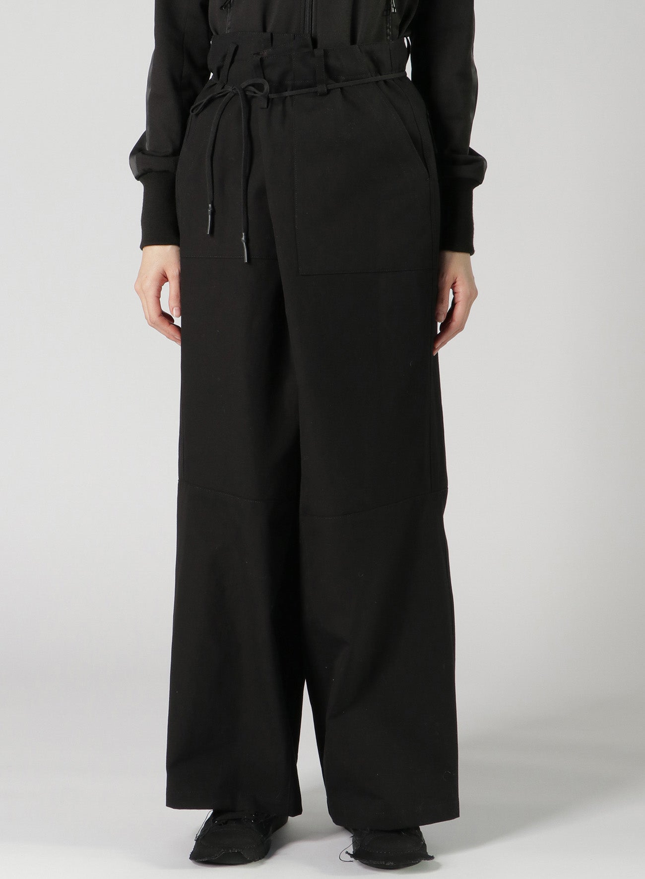 **Stylish Cotton Canvas Wide Leg Panel Pants for Women - Comfortable & Trendy High Waist Trousers for Casual Outfits, Workwear, and Boho Fashion**