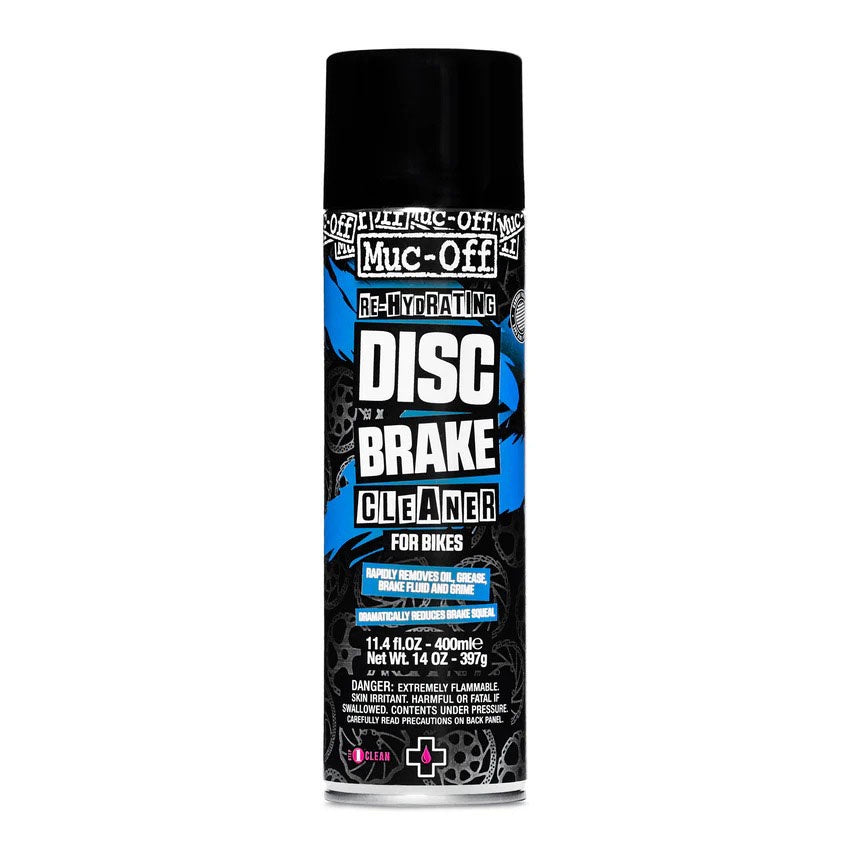 Muc Off Disc Brake Cleaner 400ml - Bike & Motorcycle Brake Cleaner Spray for Effective Cleaning - Perfect for Mountain Bikes, Road Bikes & Motorcycles